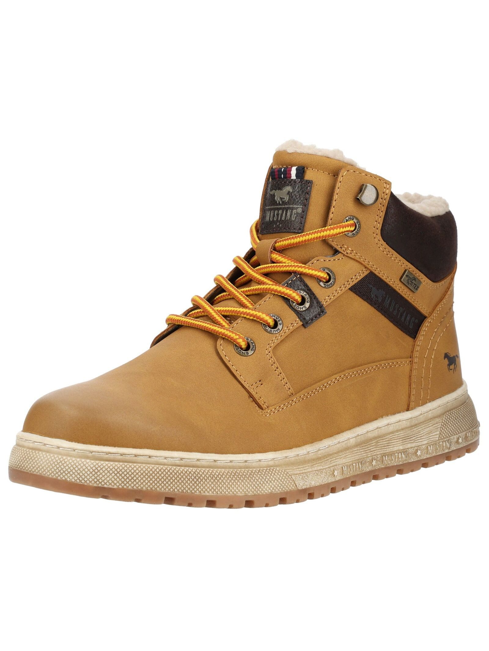 Mustang Shoes Mustang Shoes Stiefelette Lederimitat Schnürstiefelette