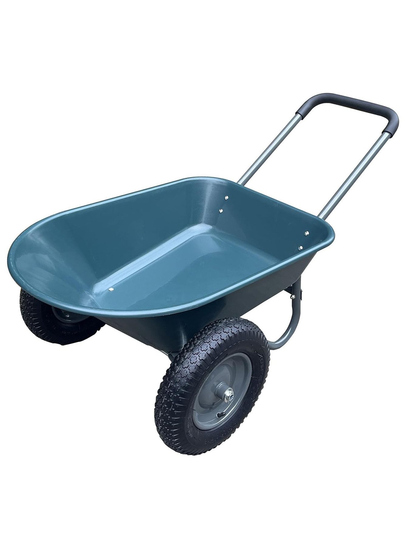 GarveeMore Schubkarre mit 2/4 Räder, Gartenschubkarre 272KG Groß Schubkarre Bauschubkarre