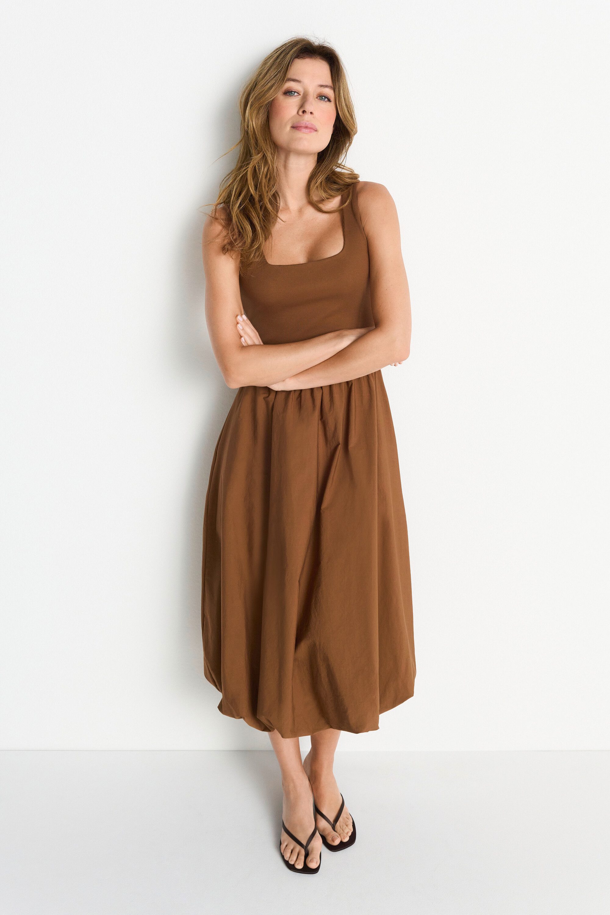RICHROYAL A-Linien-Kleid