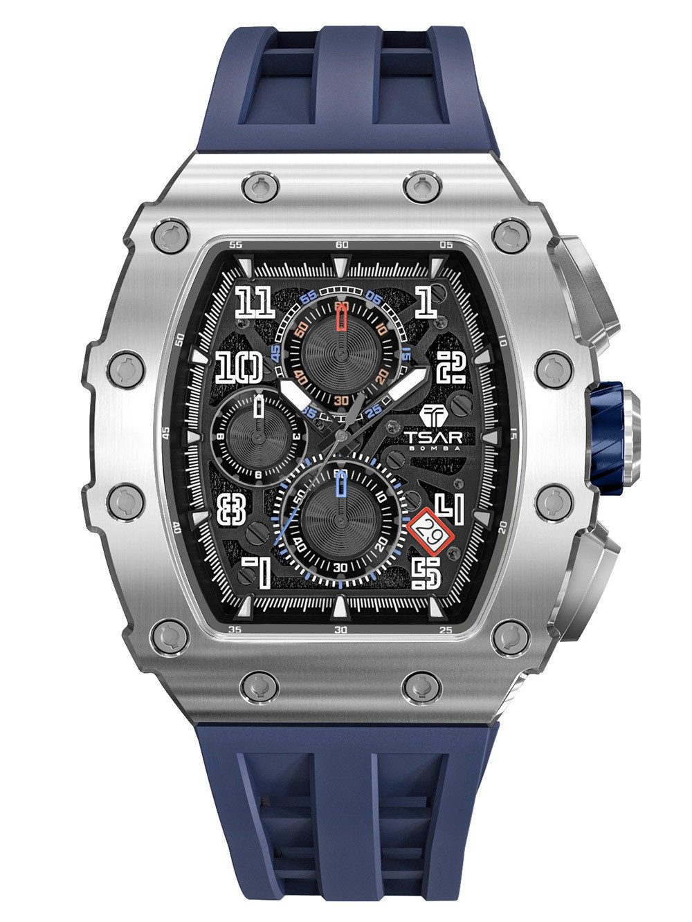 Tsar Bomba Quarzuhr Tsar Bomba TB8204Q-14 Herrenuhr Elemental Chronograph 44mm 5ATM Tsar Bomba TB8204Q-14 Herrenuhr Elemental Chronograph 44mm 5ATM