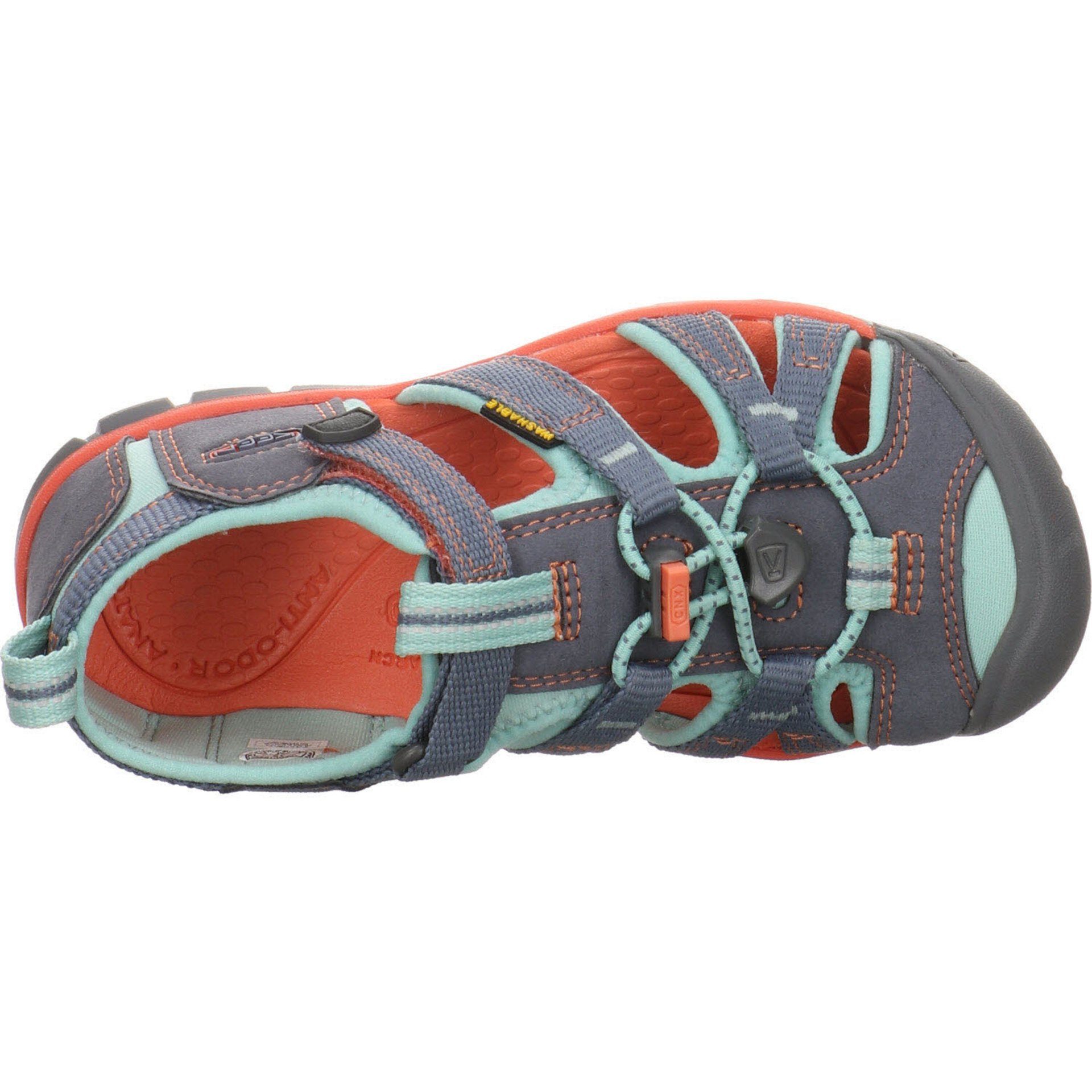 Keen Sandale II Synthetikkombination Outdoorsandale grau-bunt CNX Seacamp Synthetikkombination