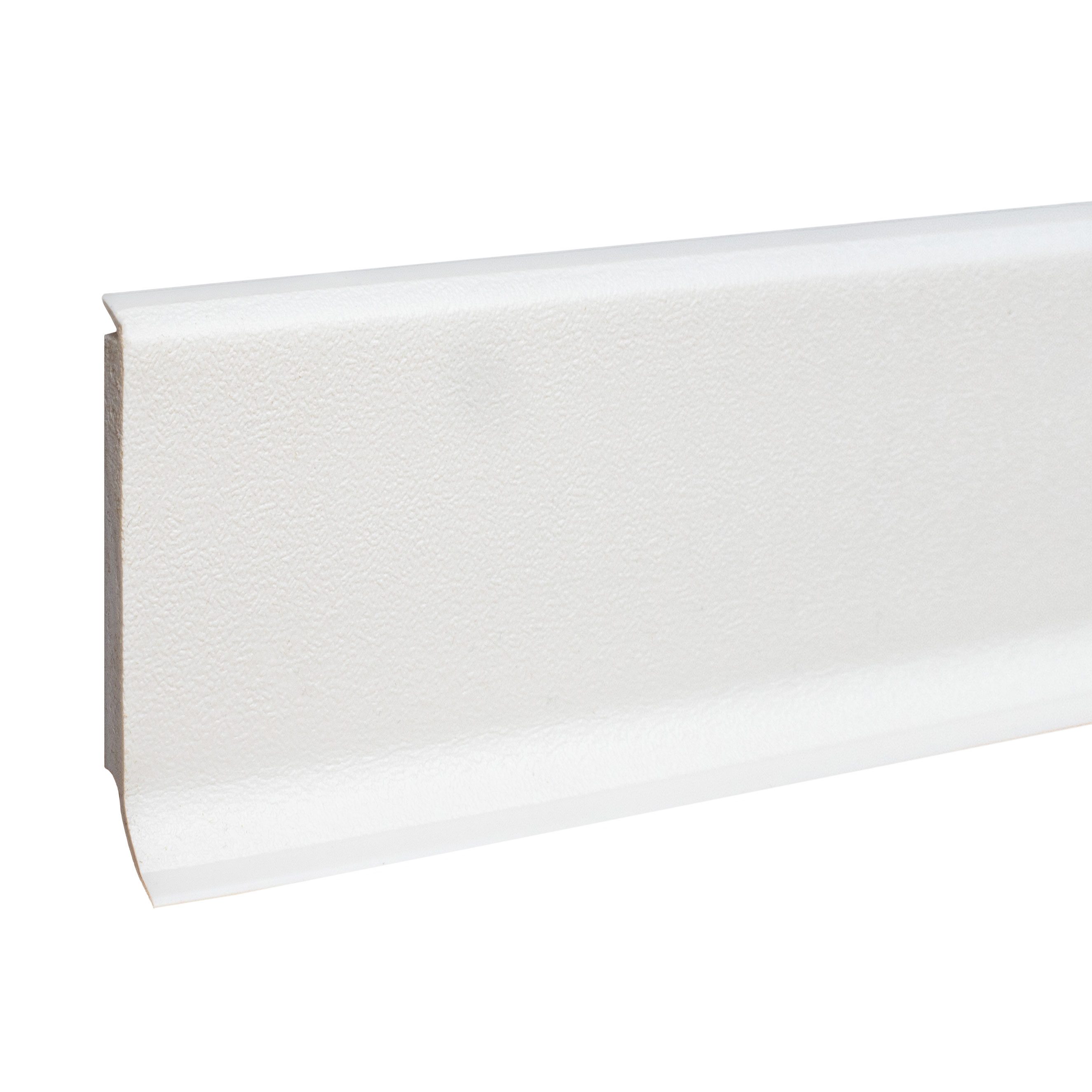PROVISTON Sockelleiste 12.8 x 60 x 2500 mm Fußleiste Kunststoff PVC Hartschaum by PROVISTON, L: 250 cm, Spar-Set, 25-St.