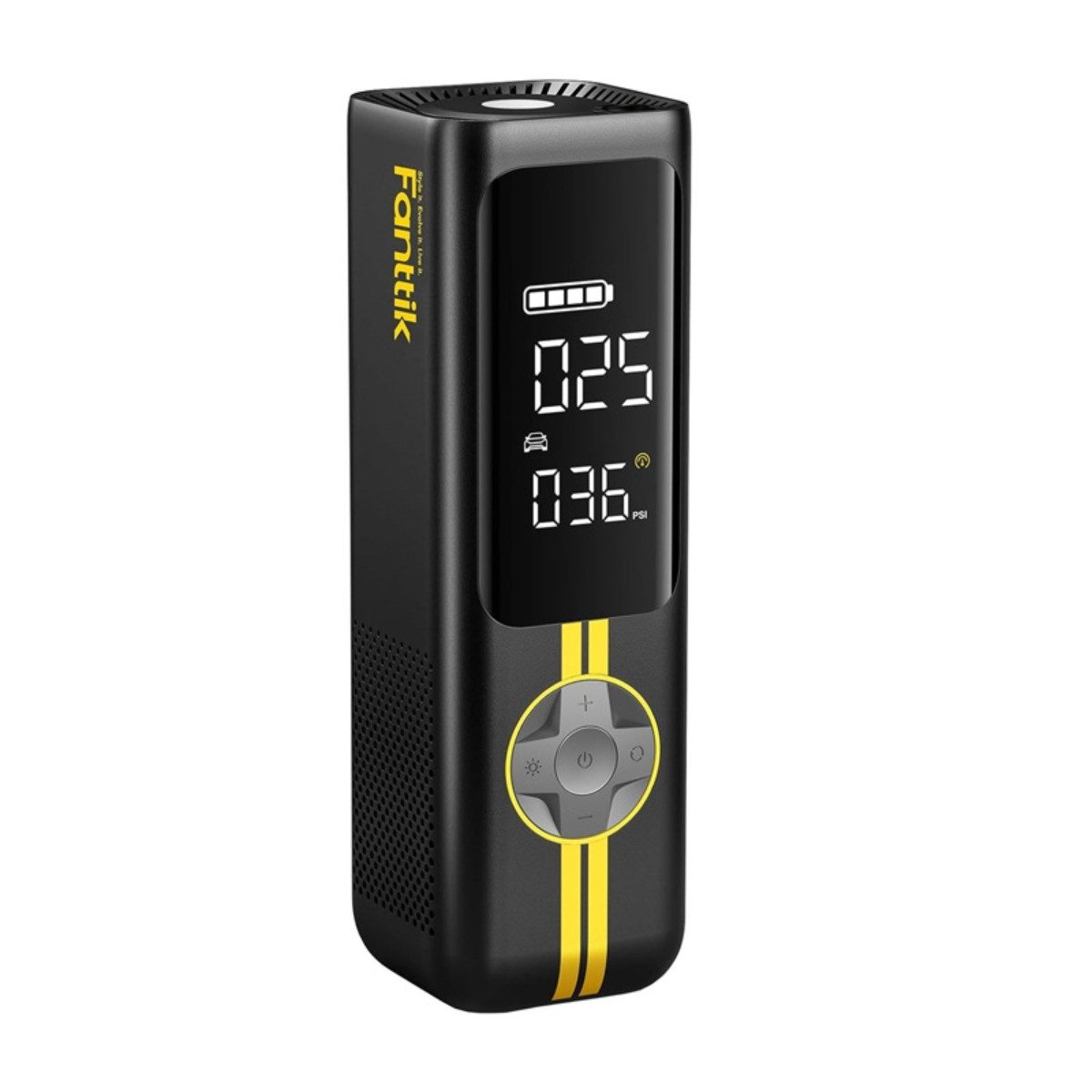 Fanttik Akku-Handkompressor X8, Kompressor-Set, Tragbares Kompressor-Set, Kompressor mit Powerbank und LED-Licht