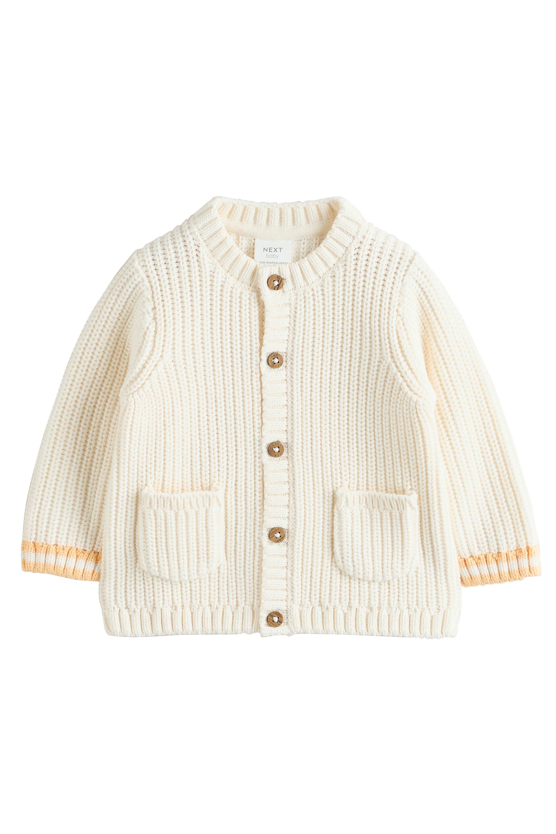 Next Strickjacke Baby-Strickjacke mit Stickerei (1-tlg)