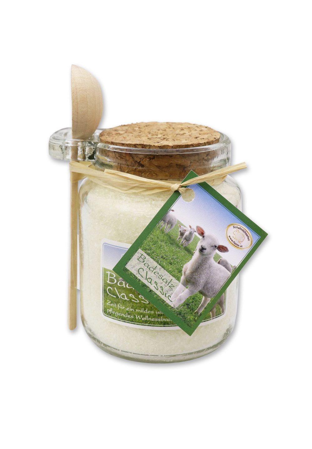 Gerlinde Hofer _ Florex GmbH Badezusatz Schafmilch Classic, Badesalz Badezusatz mit Bio Schafmilch 300 g