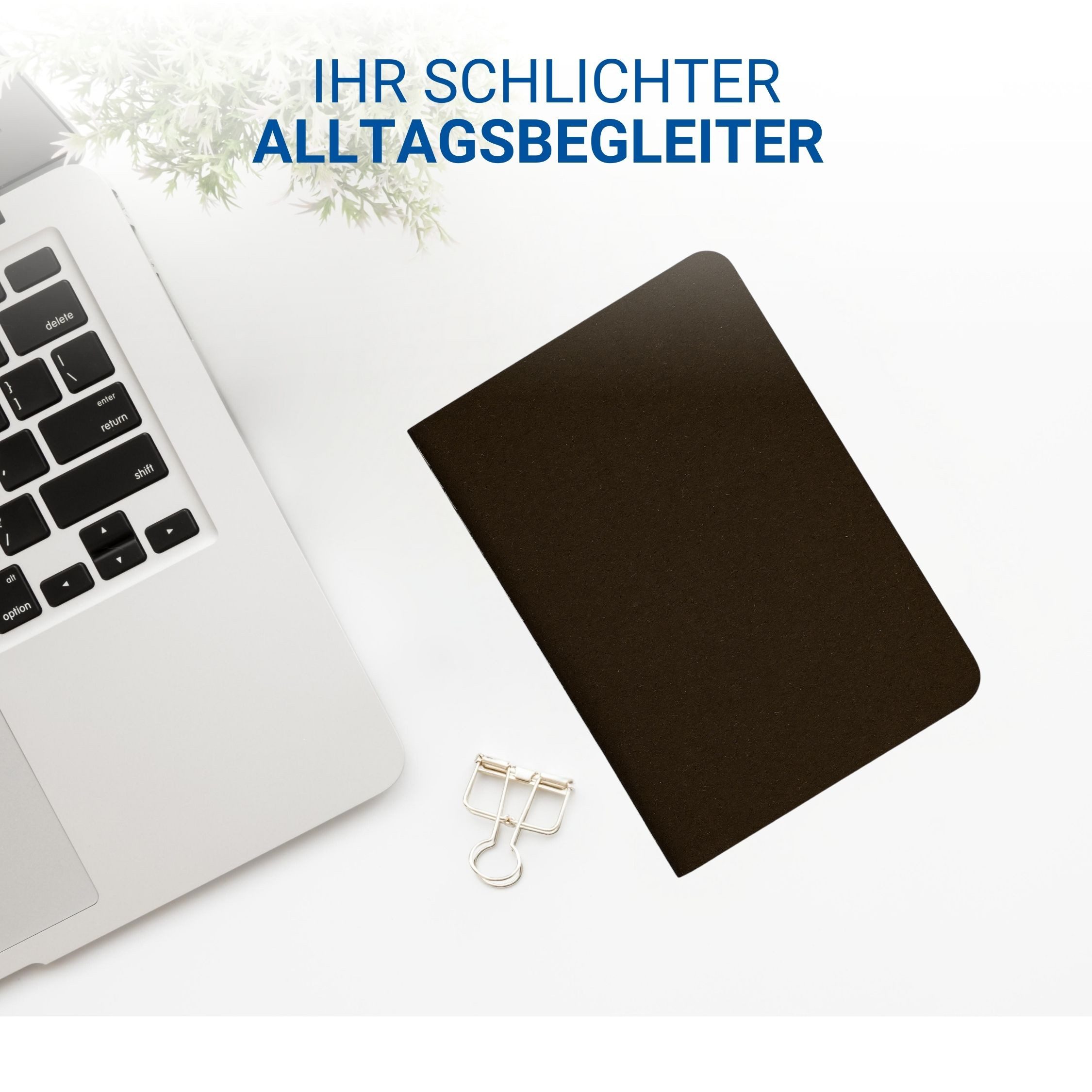 elasto Notizbuch Notizbuch A5 liniert Tagebuch aus Kraftpapier – Bild 5 von 5