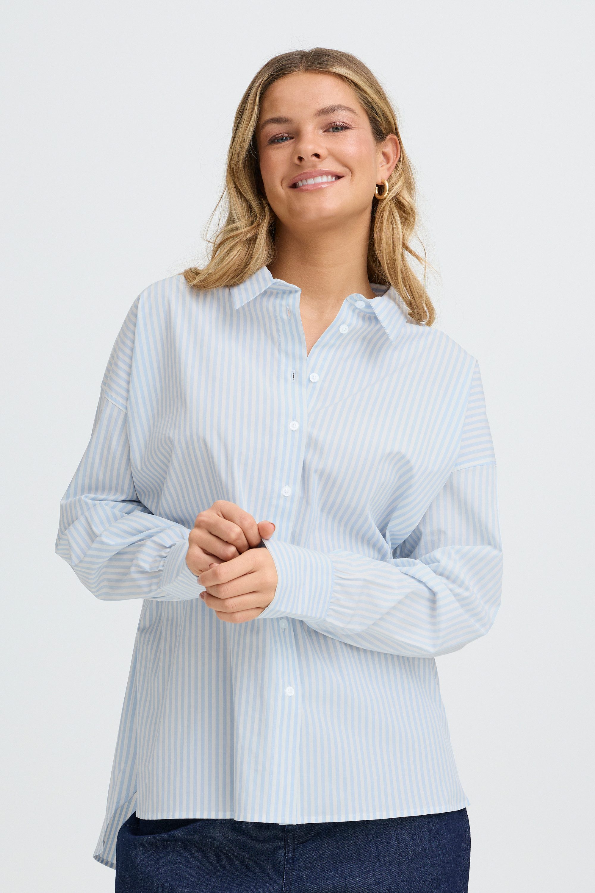 fransa Langarmhemd Langarm FRZASHIRT