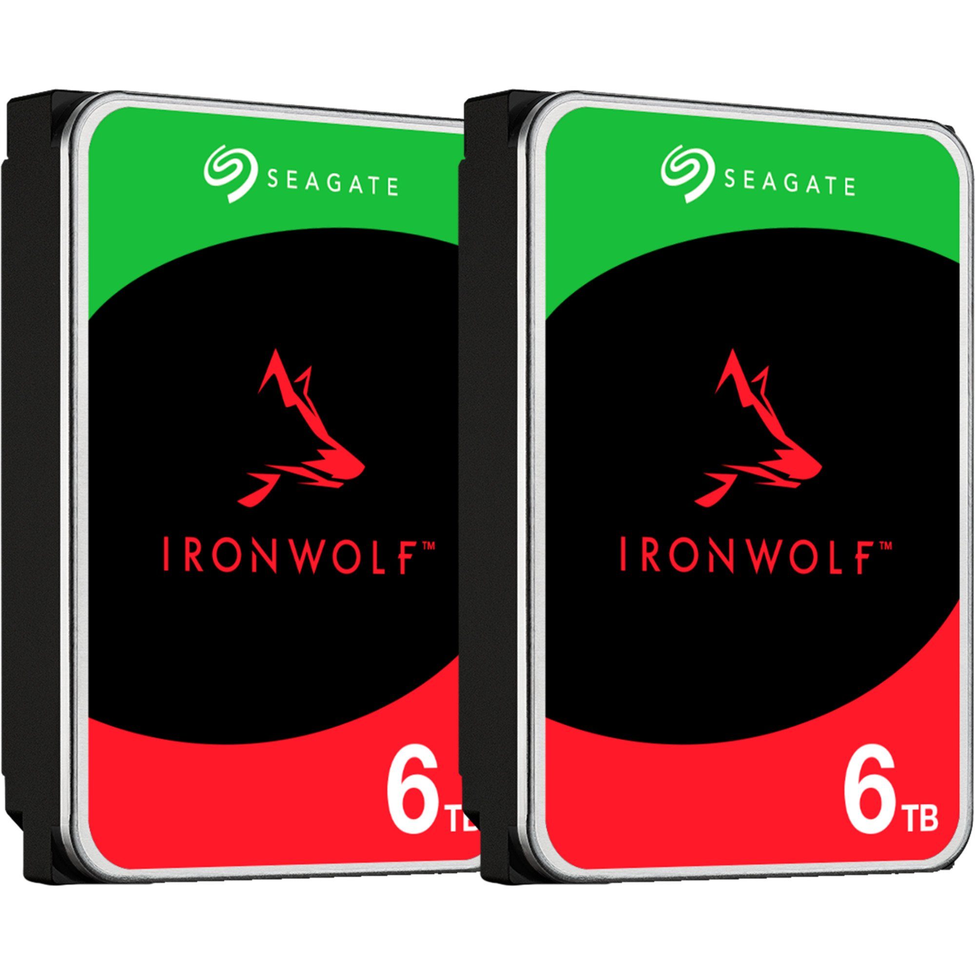 Seagate IronWolf NAS 2 x 6 TB Bundle interne HDD-Festplatte