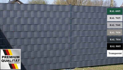 Gartenwelt Riegelsberger Sichtschutzstreifen »PREMIUM Polypropylen Sichtschutz für Doppelstabmatten 2535 x 190 x 1,35 mm«