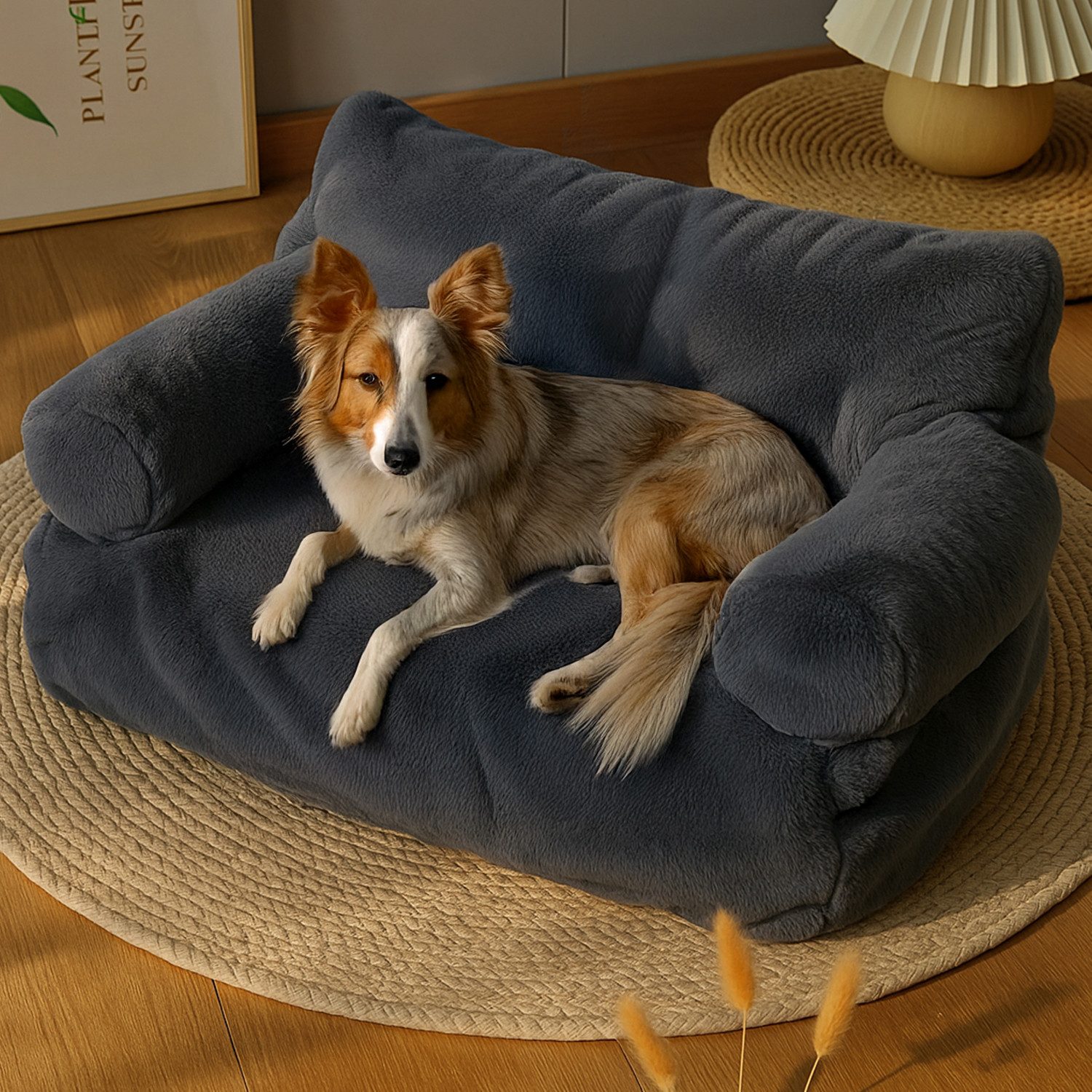 Roxlin Tierbett Hundebett Kleines Hundesofa Flauschig günstig online kaufen