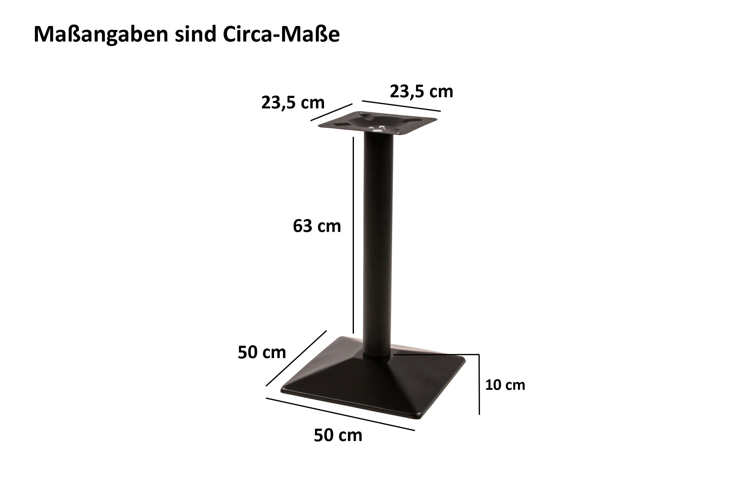 SAM® Tischgestell Säule, aus Metall in Säulenform