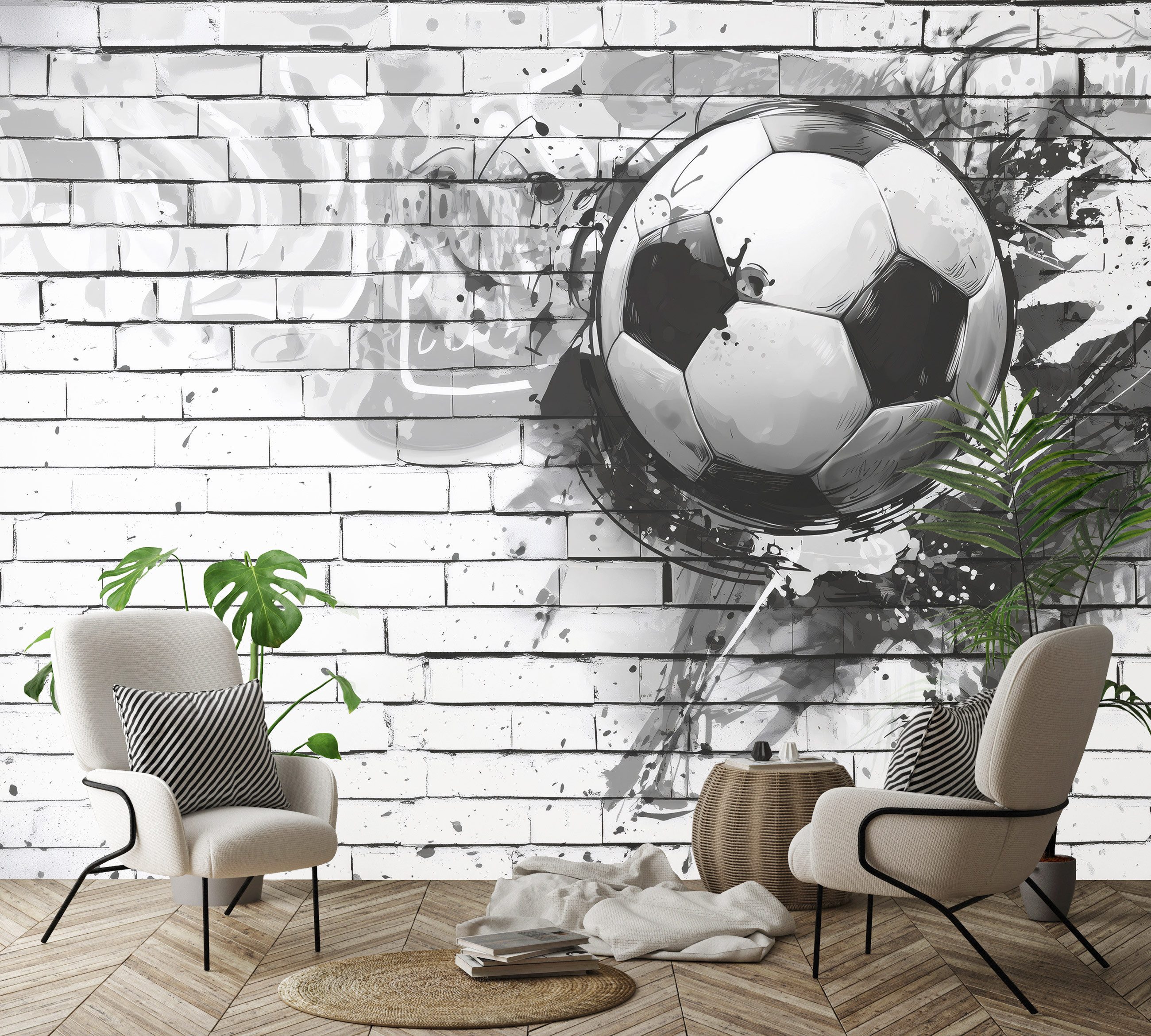 Wallarena Fototapete Kinderzimmer Fußball Jungen Sport Kinder Vlies Tapete günstig online kaufen