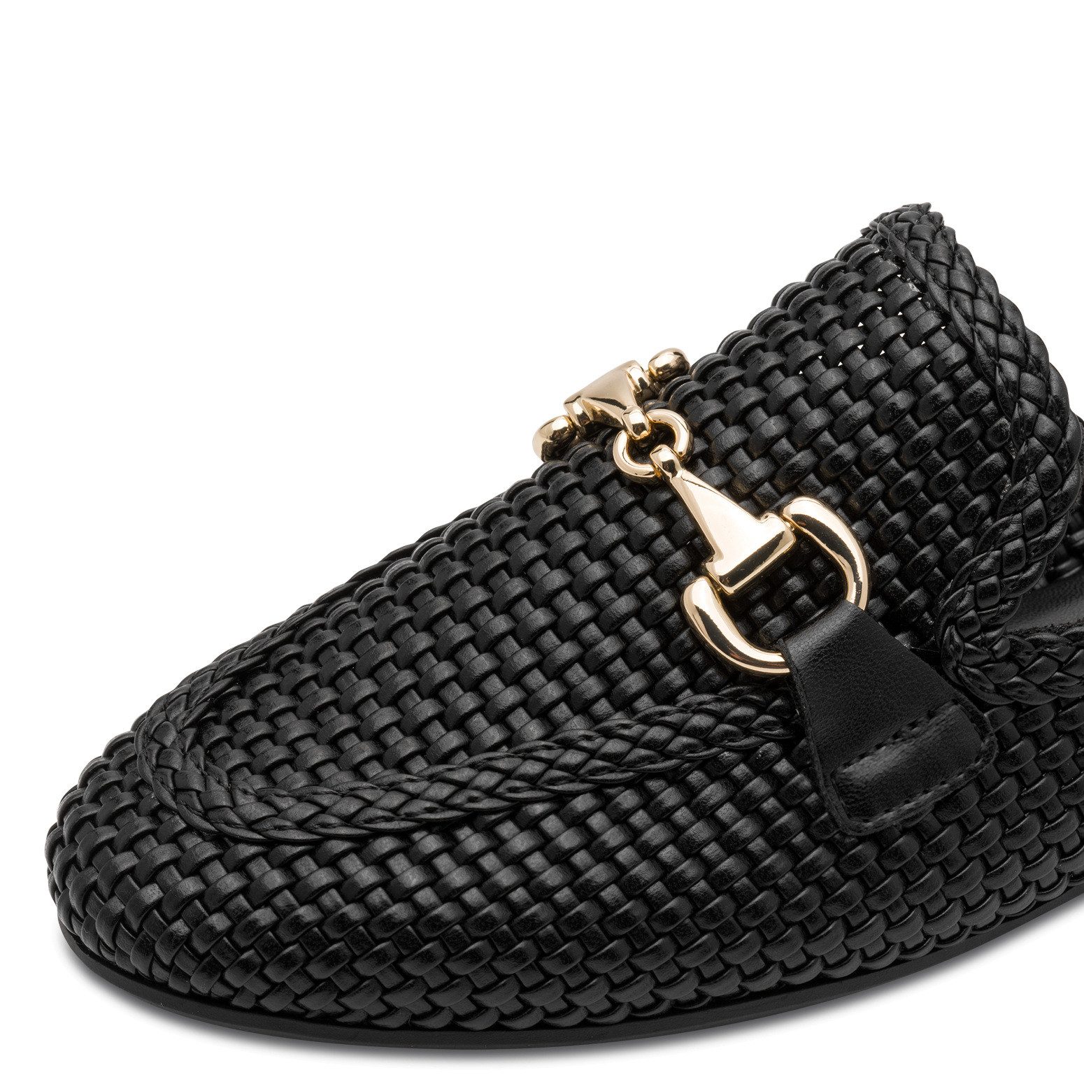 MARCO TOZZI by GMK Sabot Blockabsatz, Schlupfschuh, Businessschuh mit eleganter Schmuckspange