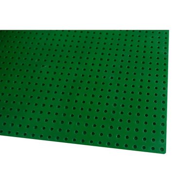 Katara Konstruktionsspielsteine Grundbauplatte 50x50 Noppen, verschiedene Farben, (1er Set), Rasen