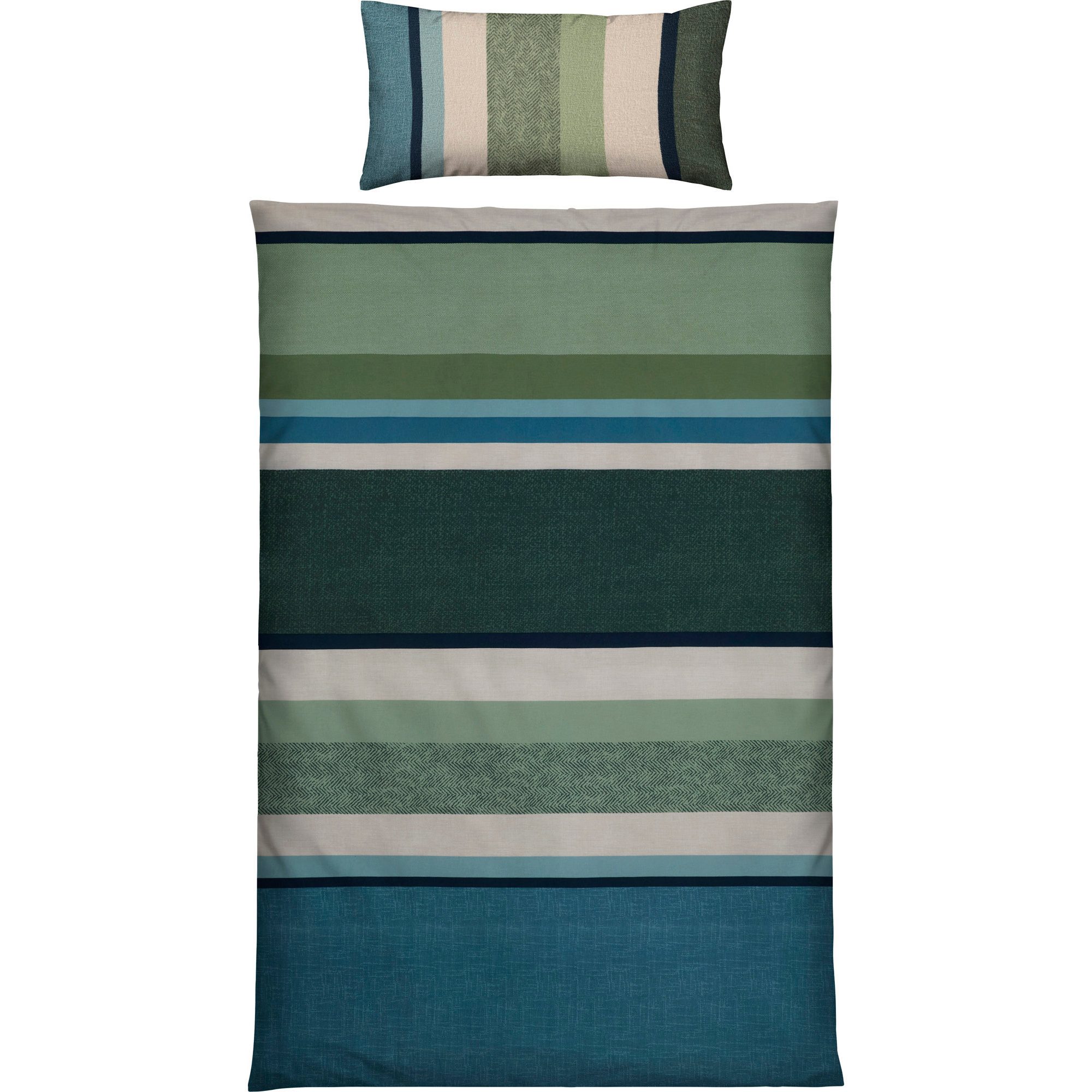 Erwin Müller Bettwäsche Bettwäsche, Biber, Streifen günstig online kaufen