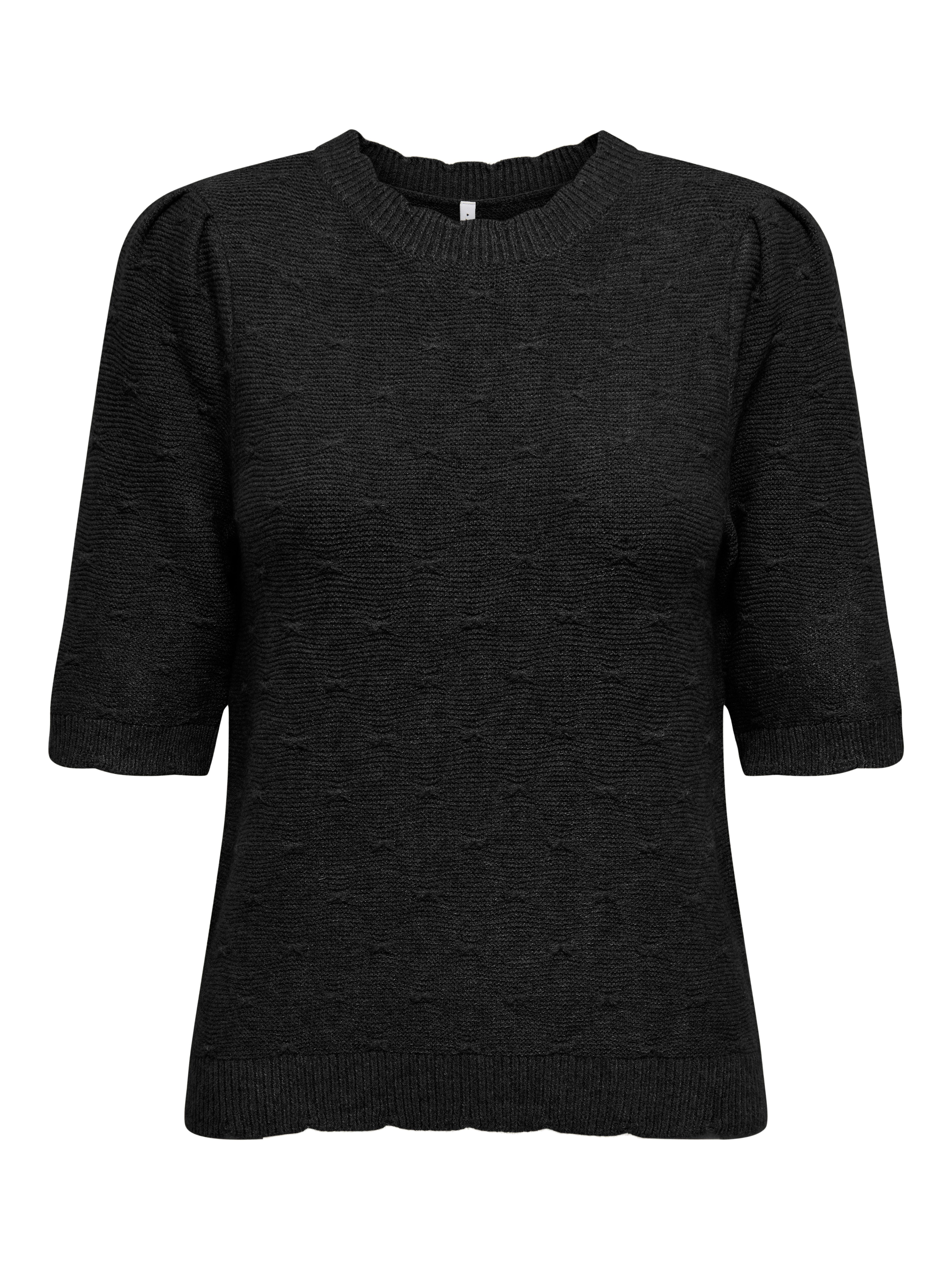 ONLY Strickpullover ONLKATIA SS STRUCTURE O-NECK CC KNT günstig online kaufen