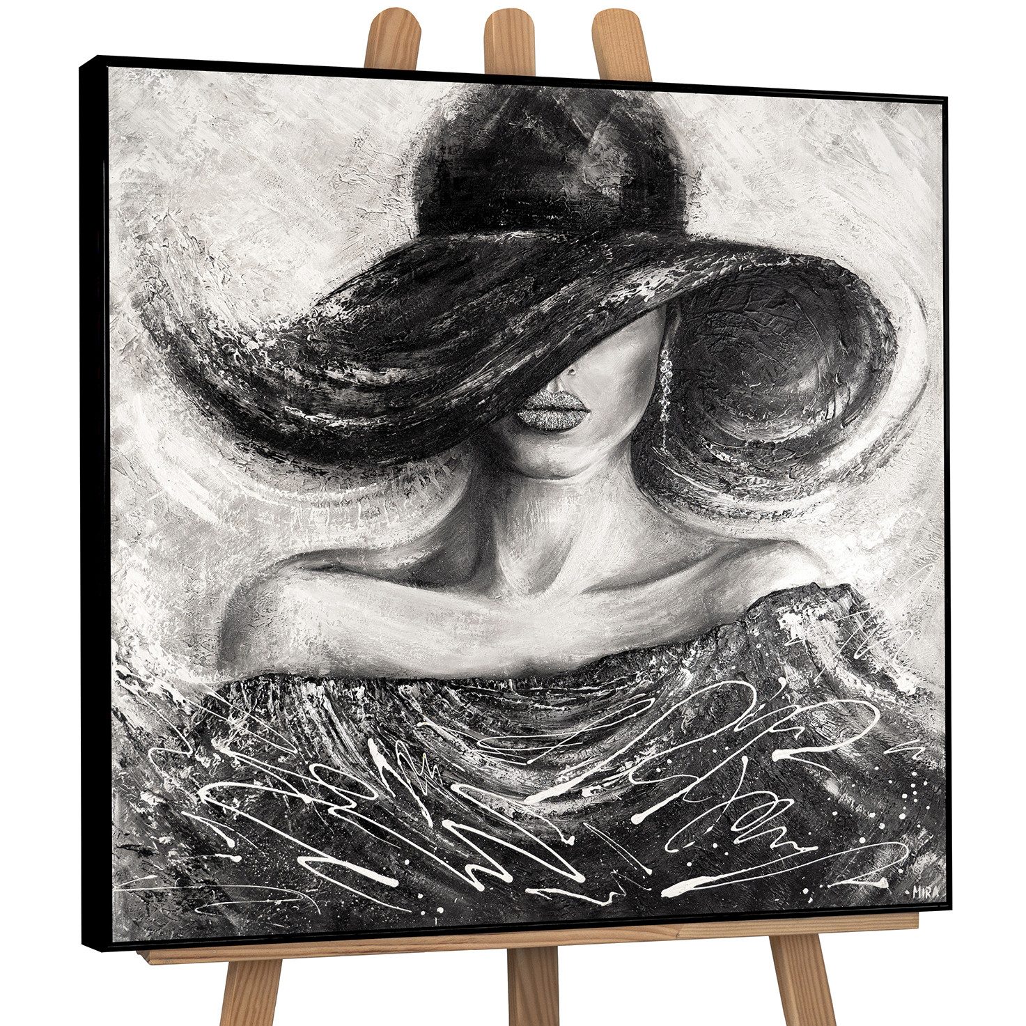 YS-Art Gemälde Charme, Menschen, Leinwand Bild günstig online kaufen