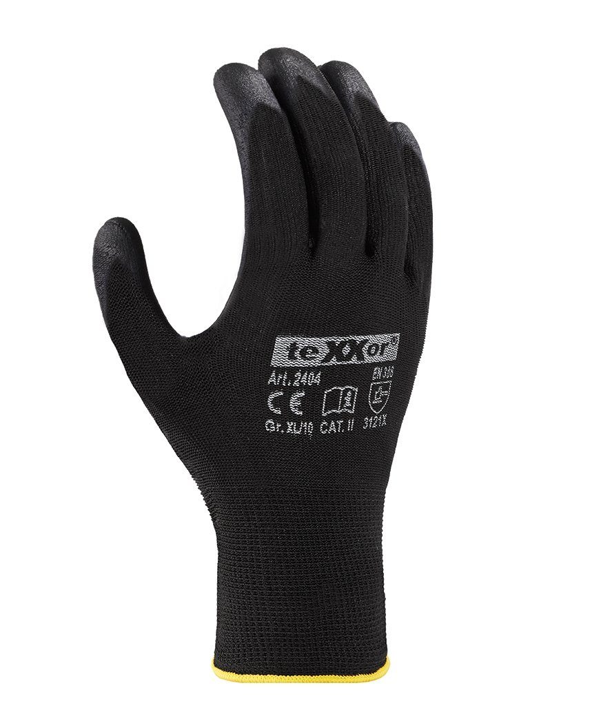 12 teXXor Polyester-Strickhandschuhe Montage-Handschuhe Paar