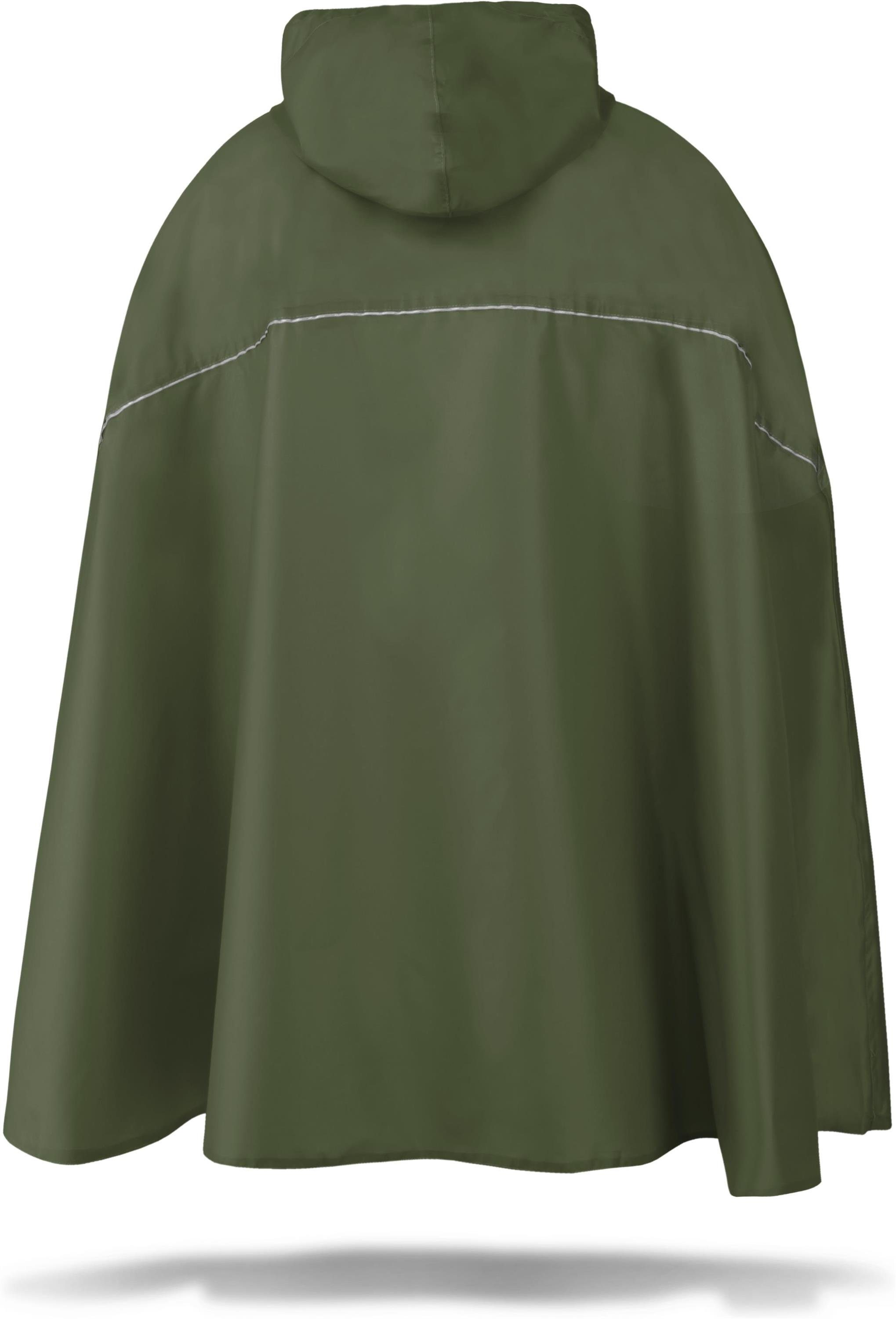 normani Regenponcho Unisex Regenponcho wasserdicht Cherrapunji mit Kapuze - 12000 mm Wassersäule - 3M™-Reflektor – Bild 3 von 5