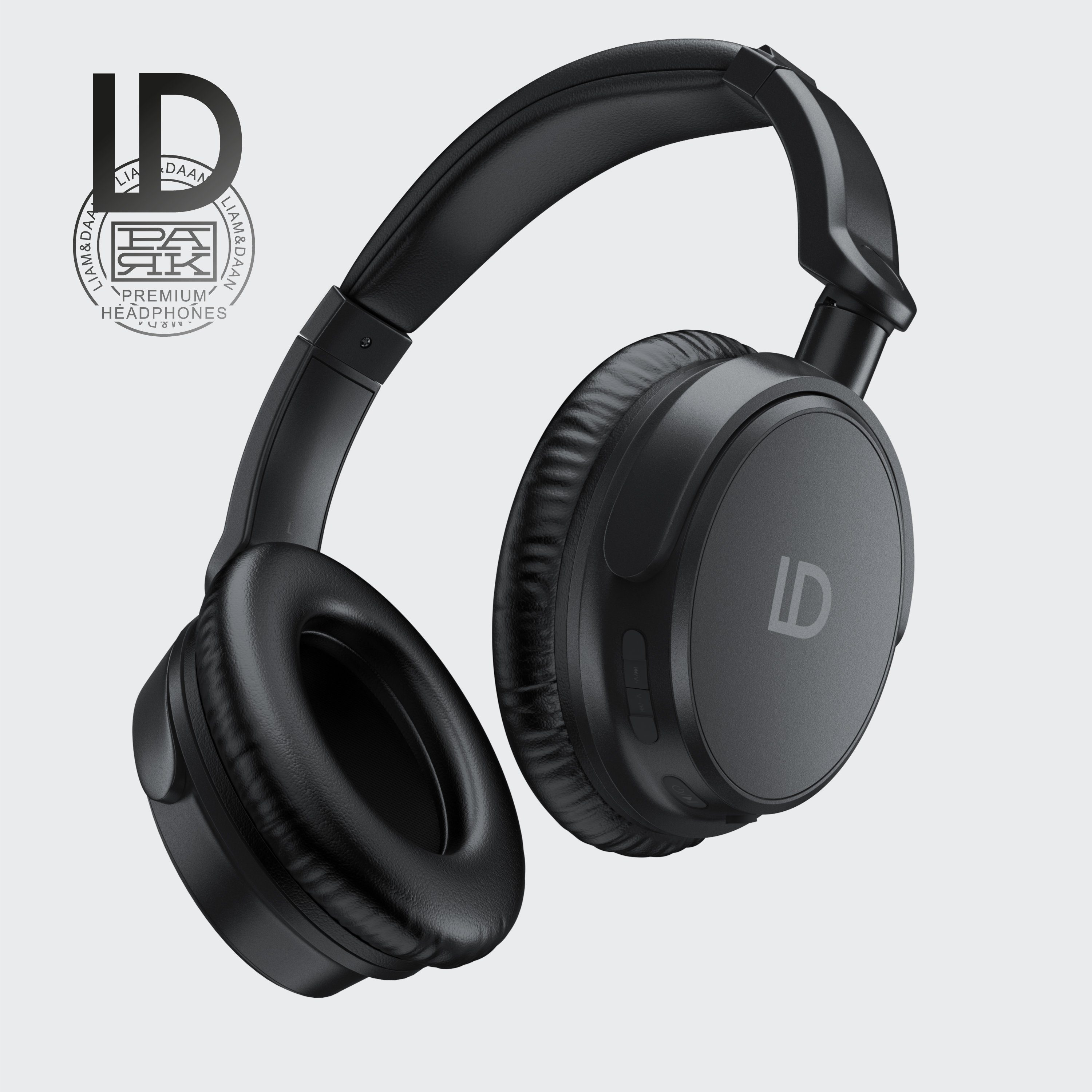 mit kabelloses BT LIAM&DAAN 3,5mm AUX) Bluetooth-Kopfhörer Akku On-Ear & Headset, Headphone (Bluetooth, Wireless