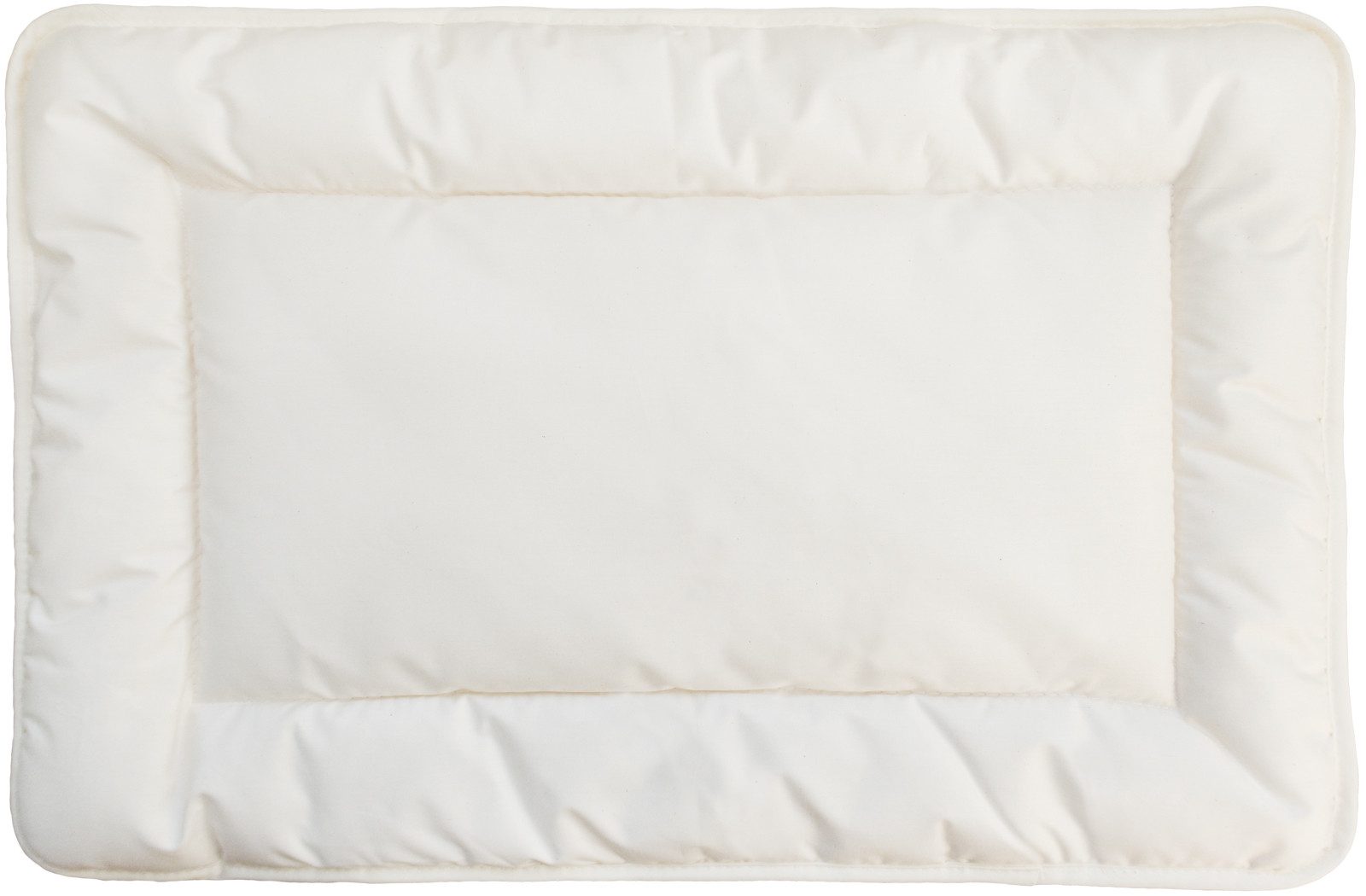 franknatur Naturfaserkopfkissen Babyflachkissen Tencel, Füllung: 50% Lyocell (Tencel), 50% Polyester, Bezug: 100% Baumwolle kbA, Atmungsaktives Kissen für Babys und Kleinkinder