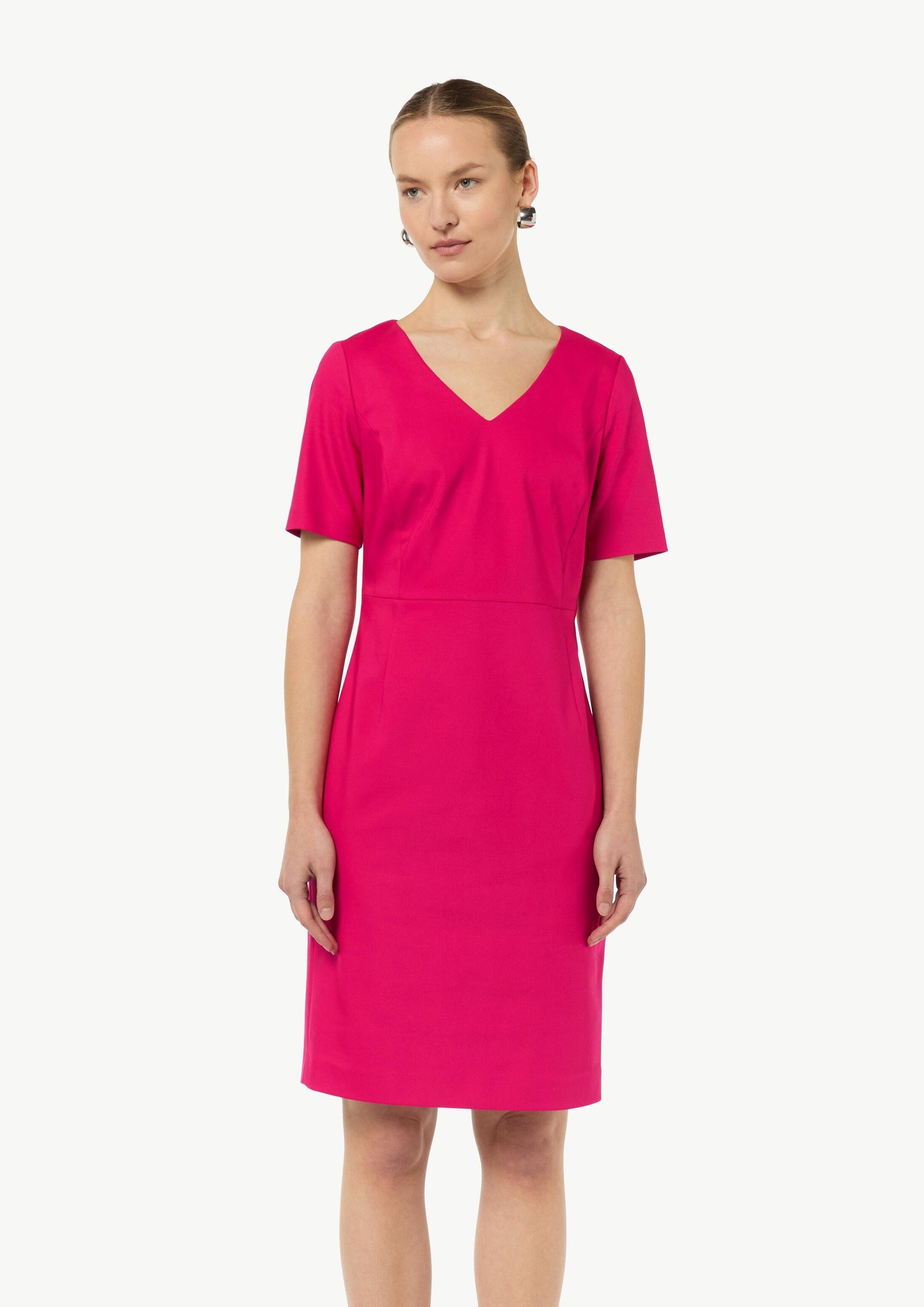 comma Minikleid Kleid Etuikleid aus Baumwollmix