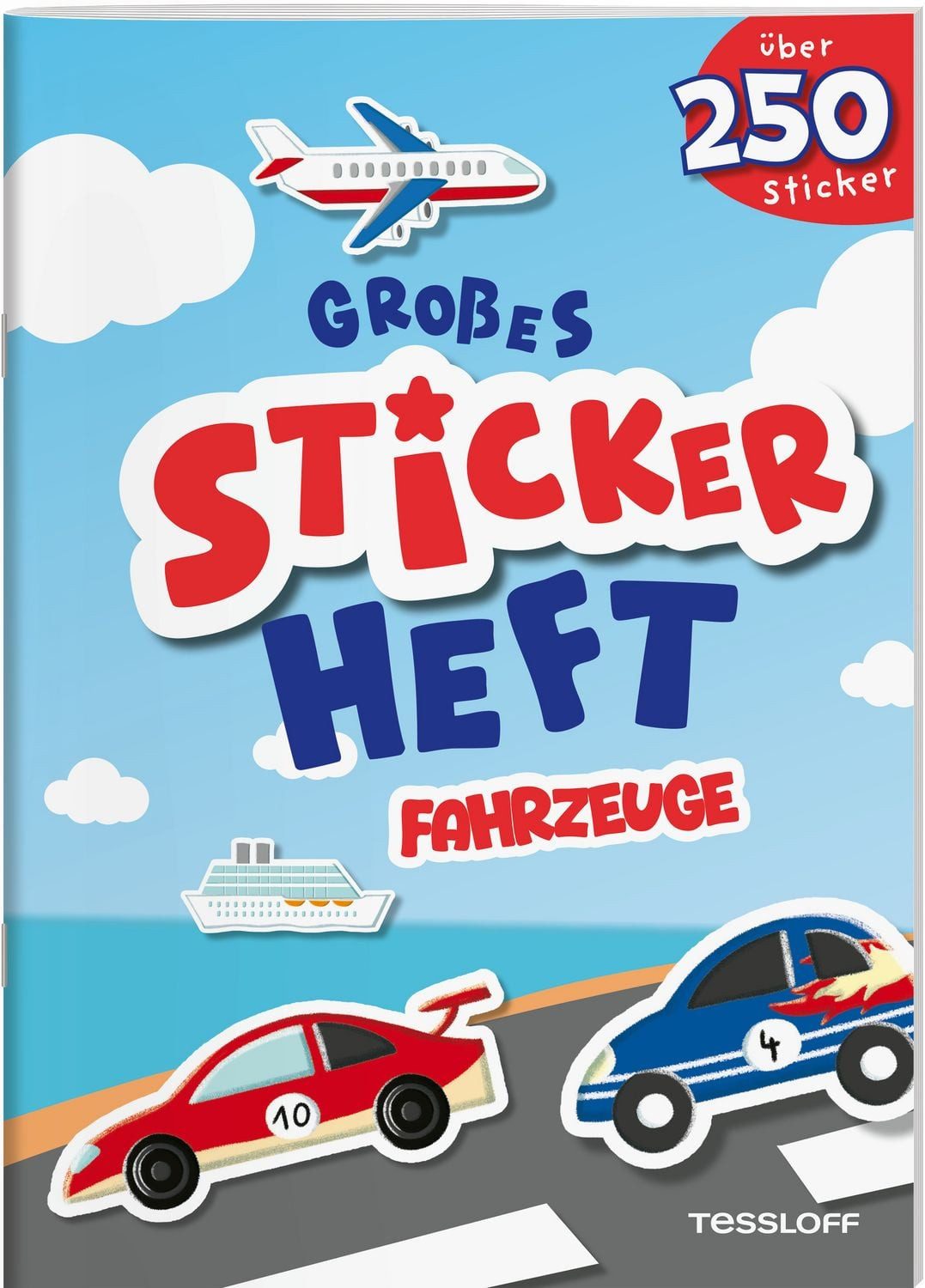Großes Stickerheft. Fahrzeuge / diverse, Mit über 250 Stickern