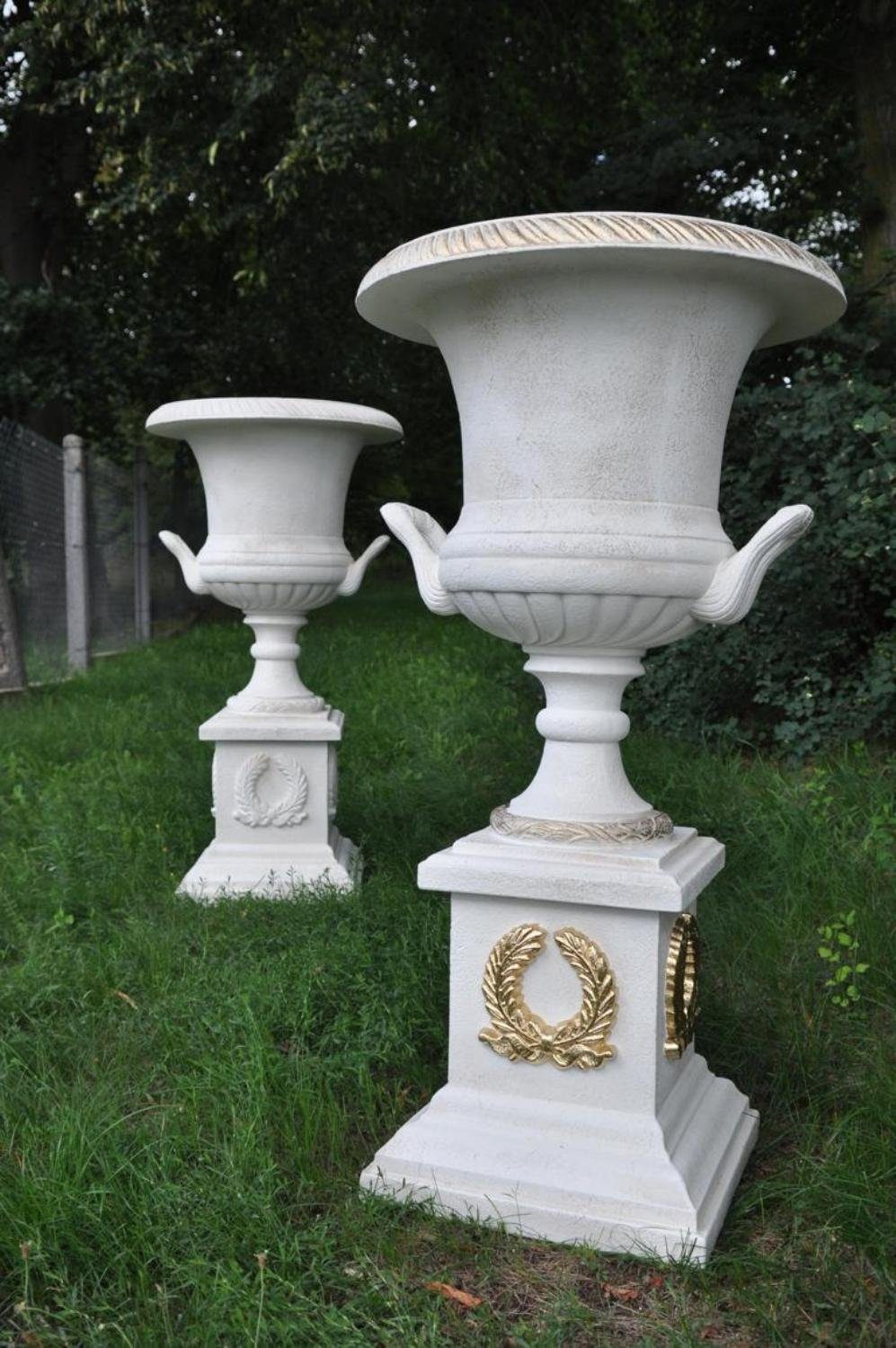 Säule Vasen Blumen Boden Skulptur JVmoebel auf Topf Deko der XXL Schale Vase Design