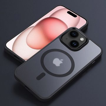 Cadorabo Handyhülle Apple iPhone 15 PLUS Apple iPhone 15 PLUS, Hülle kompatibel mit Magsafe Schutzhülle