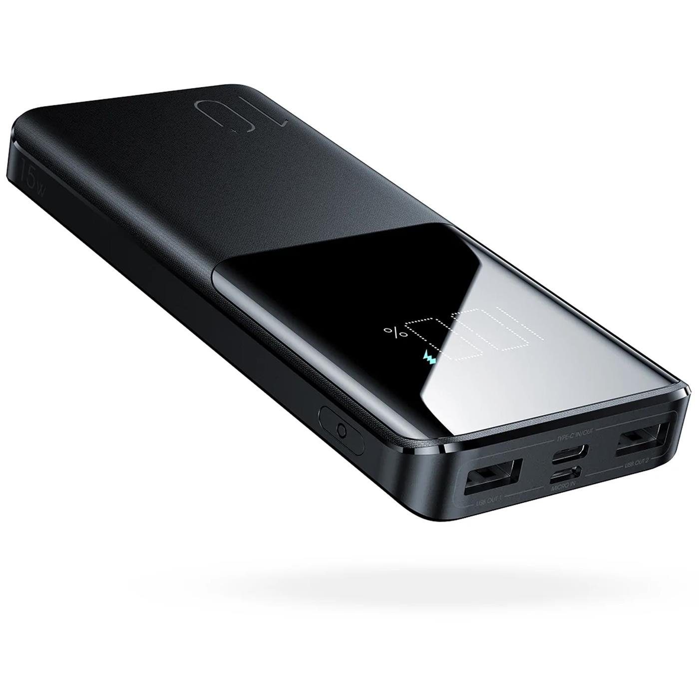 JOYROOM JR-T013 Powerbank mit Schnelladung 10000 mAh (5 V), PD 3.0 QC 3.0 Huawei FCP Samsung AFC SCP u. PE Quick Charge Protokolle