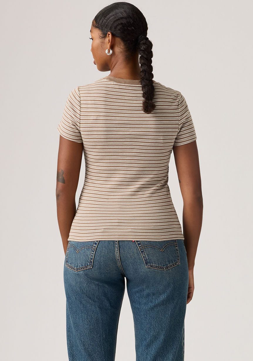 Levi's® T-Shirt ESSENTIAL HM SS TEE Taillierter Schnitt