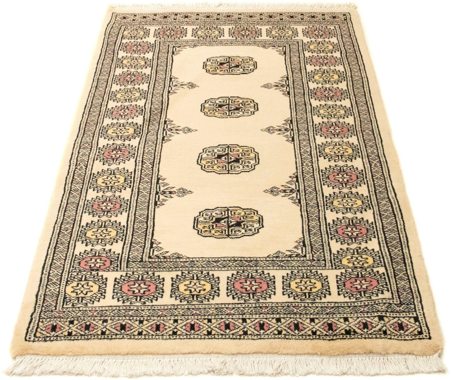 Wollteppich Buchara Teppich handgeknüpft braun, morgenland, rechteckig, Höhe: 8 mm