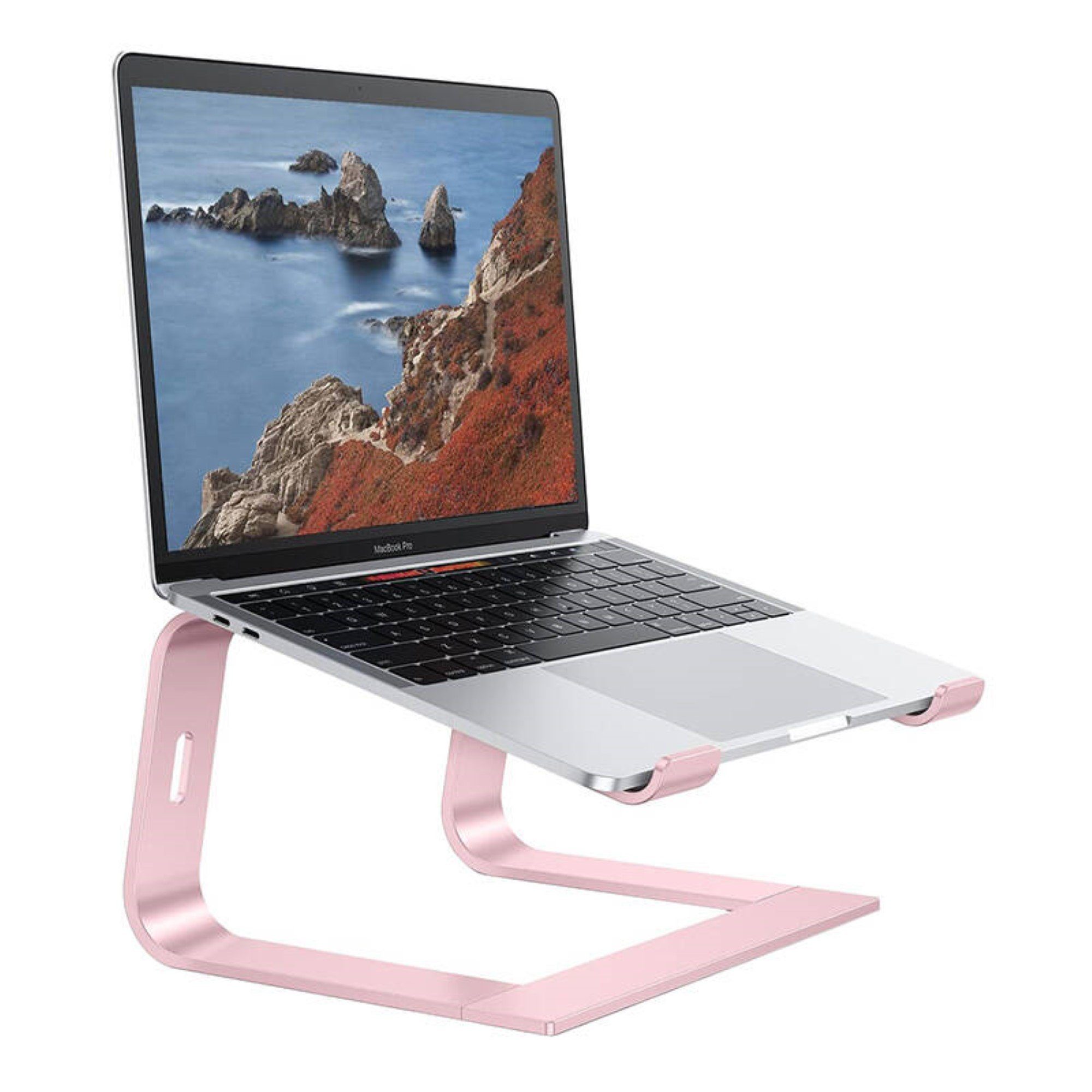 COFI 1453 Laptop-Ständer in Rosegold geeignet für Laptops 10-16 Zoll Laptop-Ständer, (1-tlg)