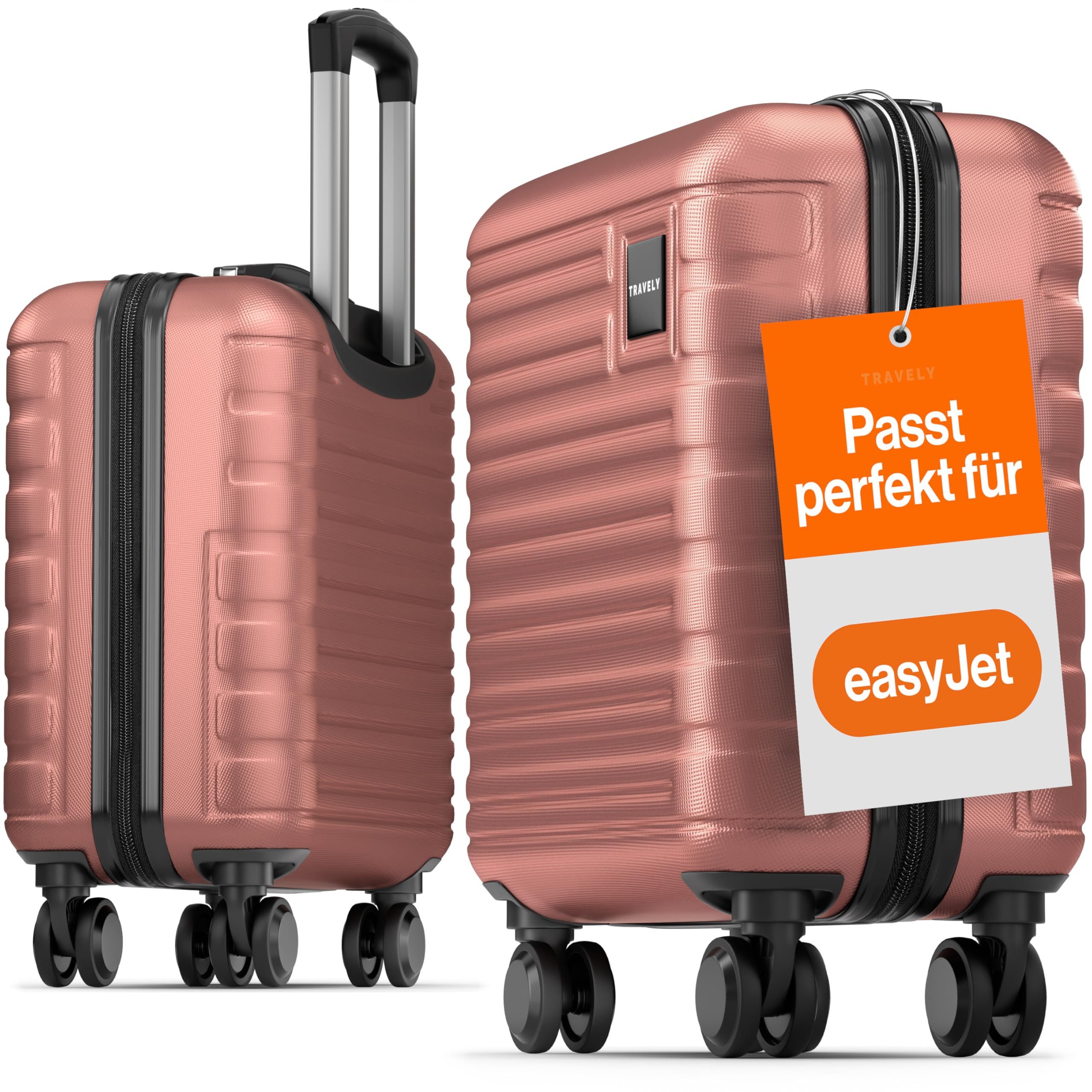 Travely Koffer Polycarbonat Handgepäck Koffer 45x36x20cm - für Easyjet etc, günstig online kaufen