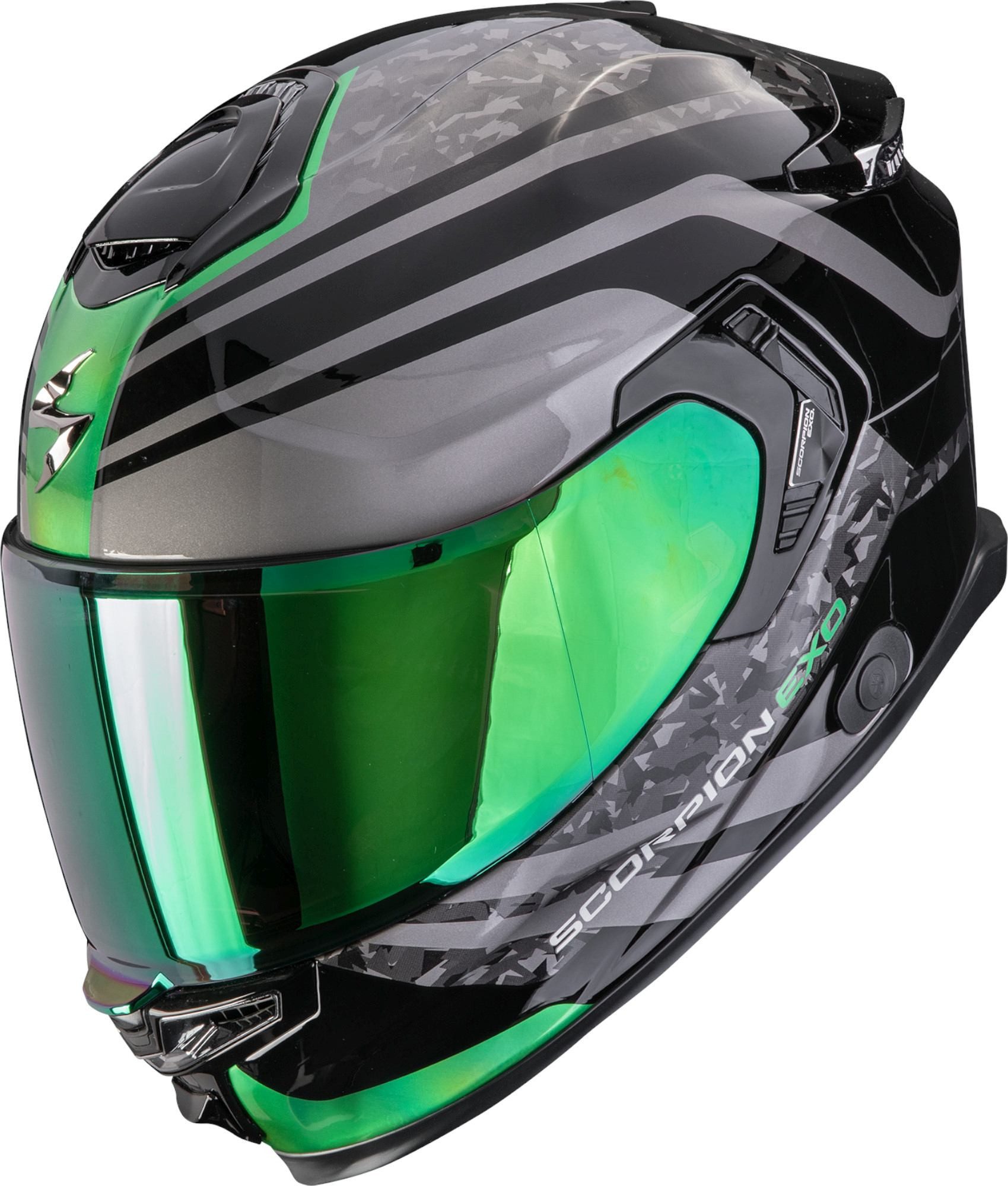 Scorpion Exo Motorradhelm EXO-GT SP Air Arten Helm, vorbereitet für Kommunikationssystem,Notfallsystem-Polsterung (EQ