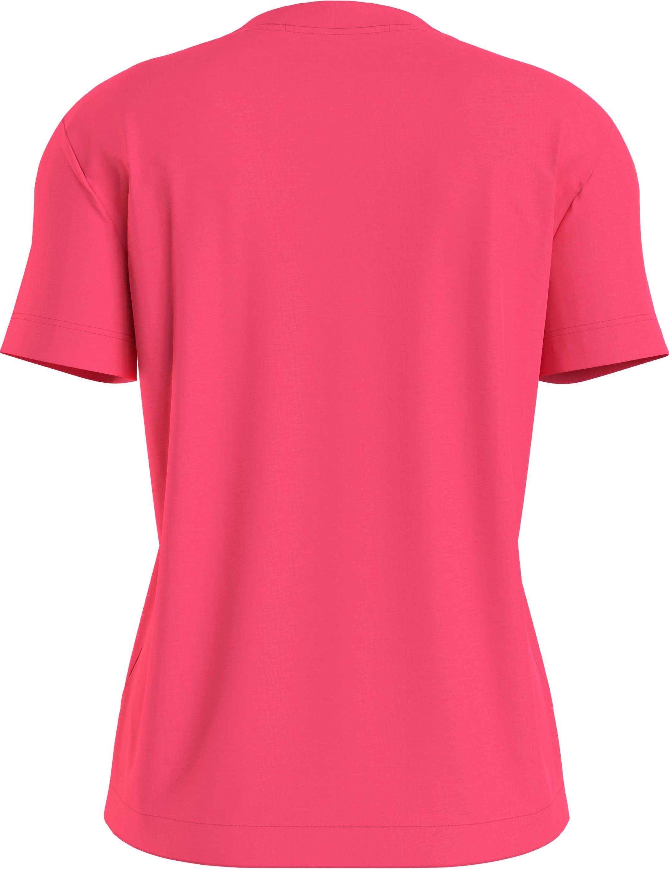 aus reiner T-Shirt Jeans Klein pink Calvin Baumwolle