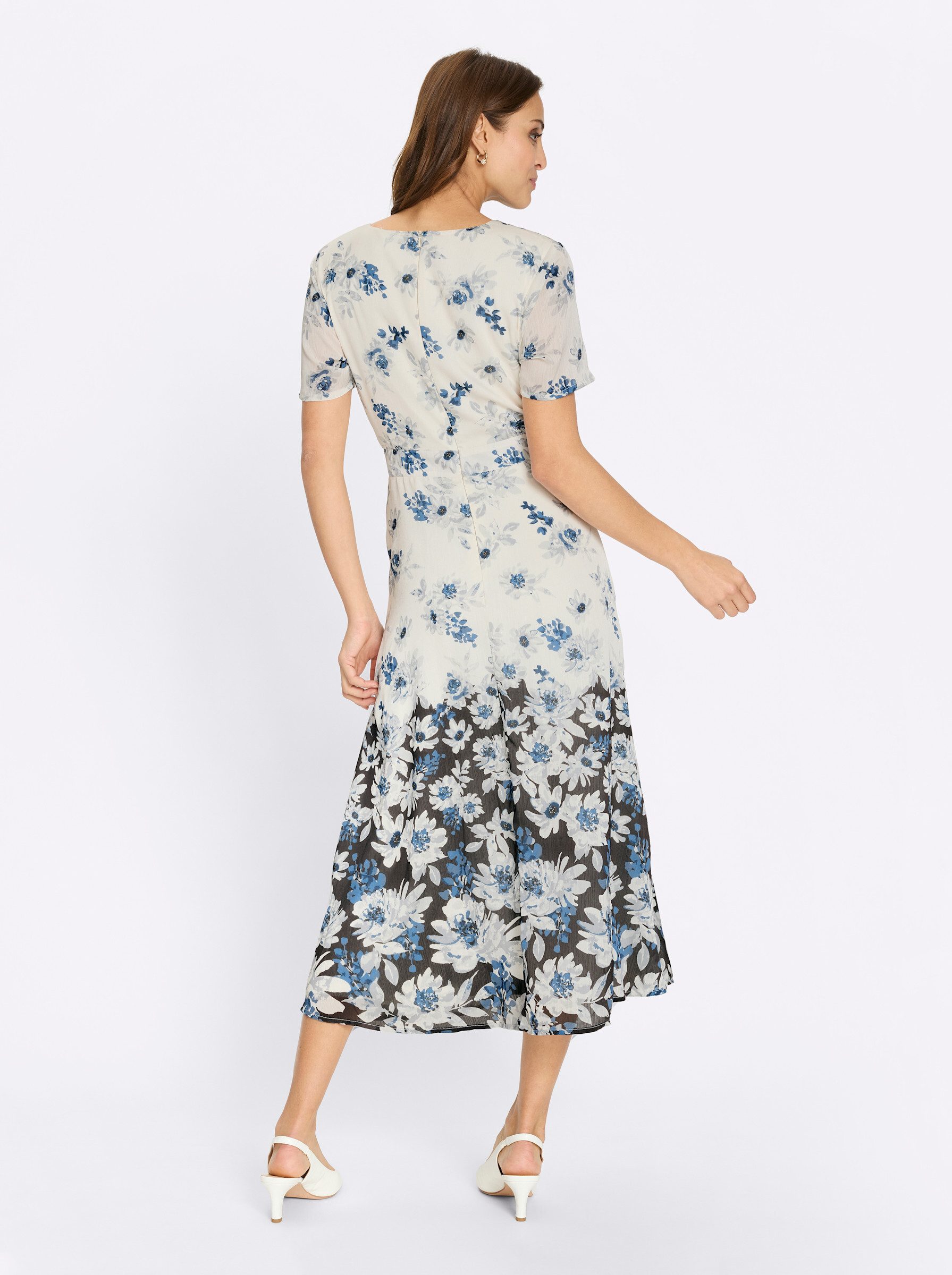 Witt Etuikleid Druck-Kleid Kurzarm