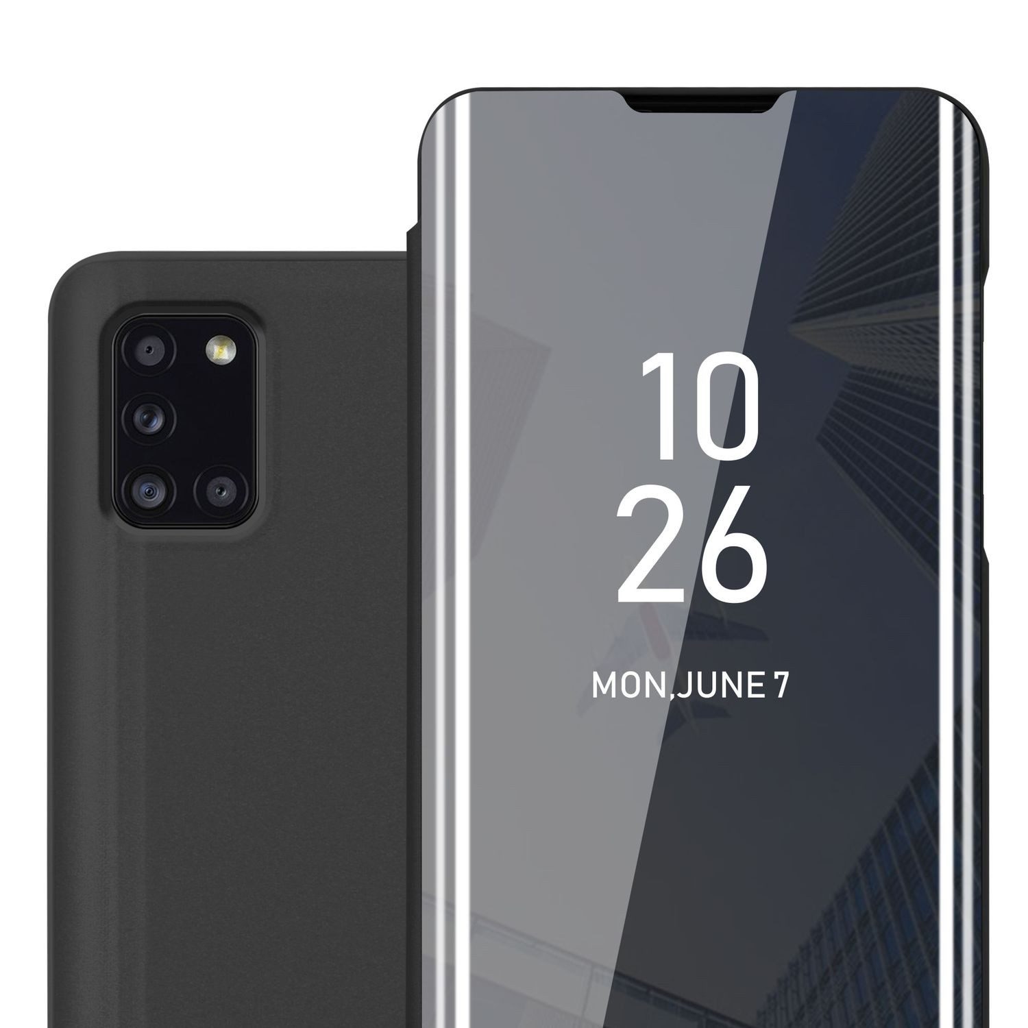 Cadorabo Handyhülle für Samsung Galaxy A31 Hülle Samsung Galaxy A31, Klappbare Handy Schutzhülle - Hülle - mit Standfunktion und Kartenfach