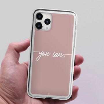 DeinDesign Handyhülle Spruch Sprüche Motivation You Can, Apple iPhone 11 Pro Max Silikon Hülle Bumper Case Handy Schutzhülle