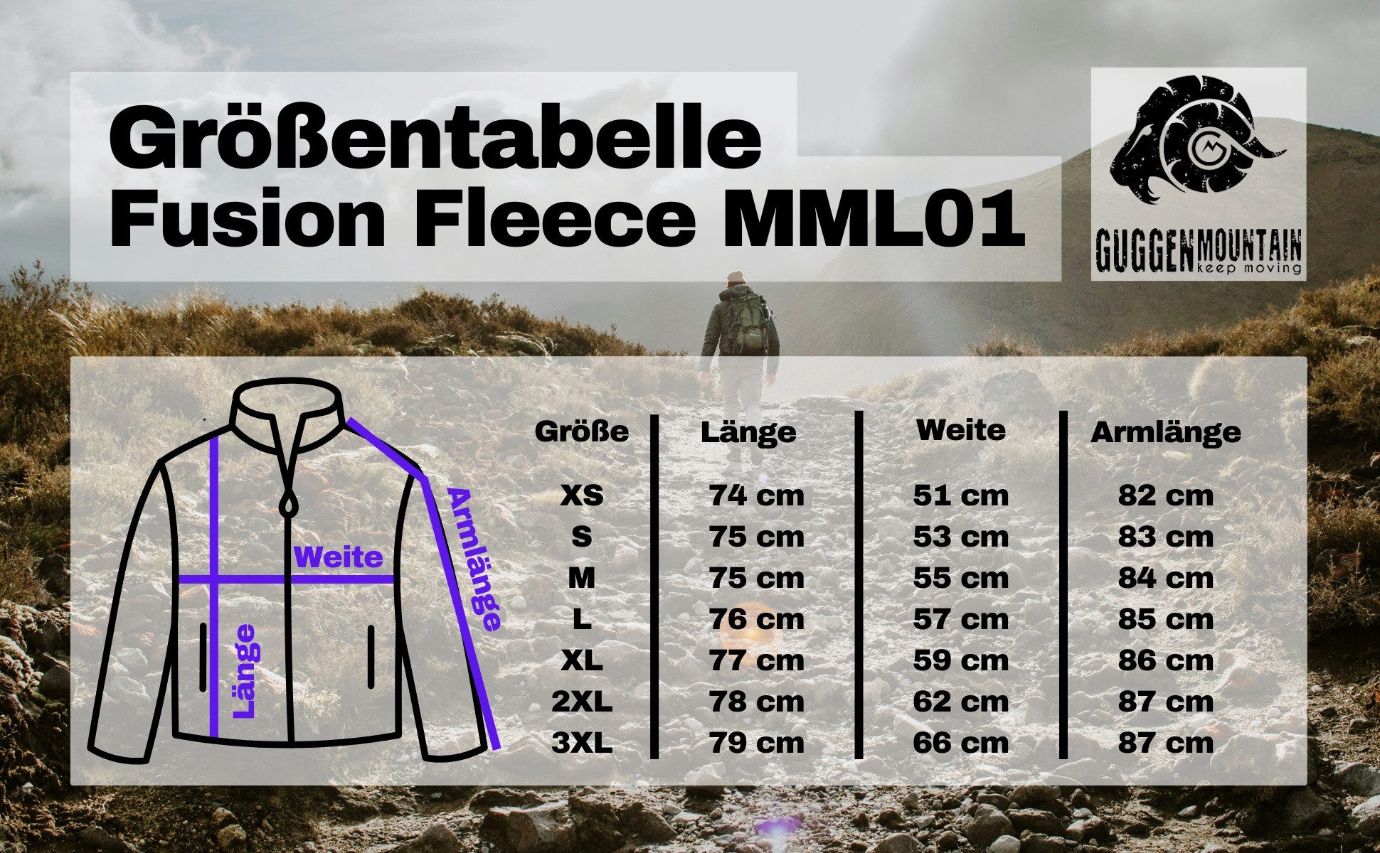 GUGGEN Mountain Fleecejacke Damen Fusion Fleecejacke Fleece Jacke Wanderjacke Damenjacke Brusttasche, 2 Eingrifftaschen, Anti-Pilling-Behandlung