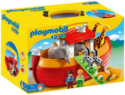 Playmobil® Konstruktions-Spielset Meine Mitnehm-Arche Noah (6765), Playmobil 1-2-3, Made in Europe