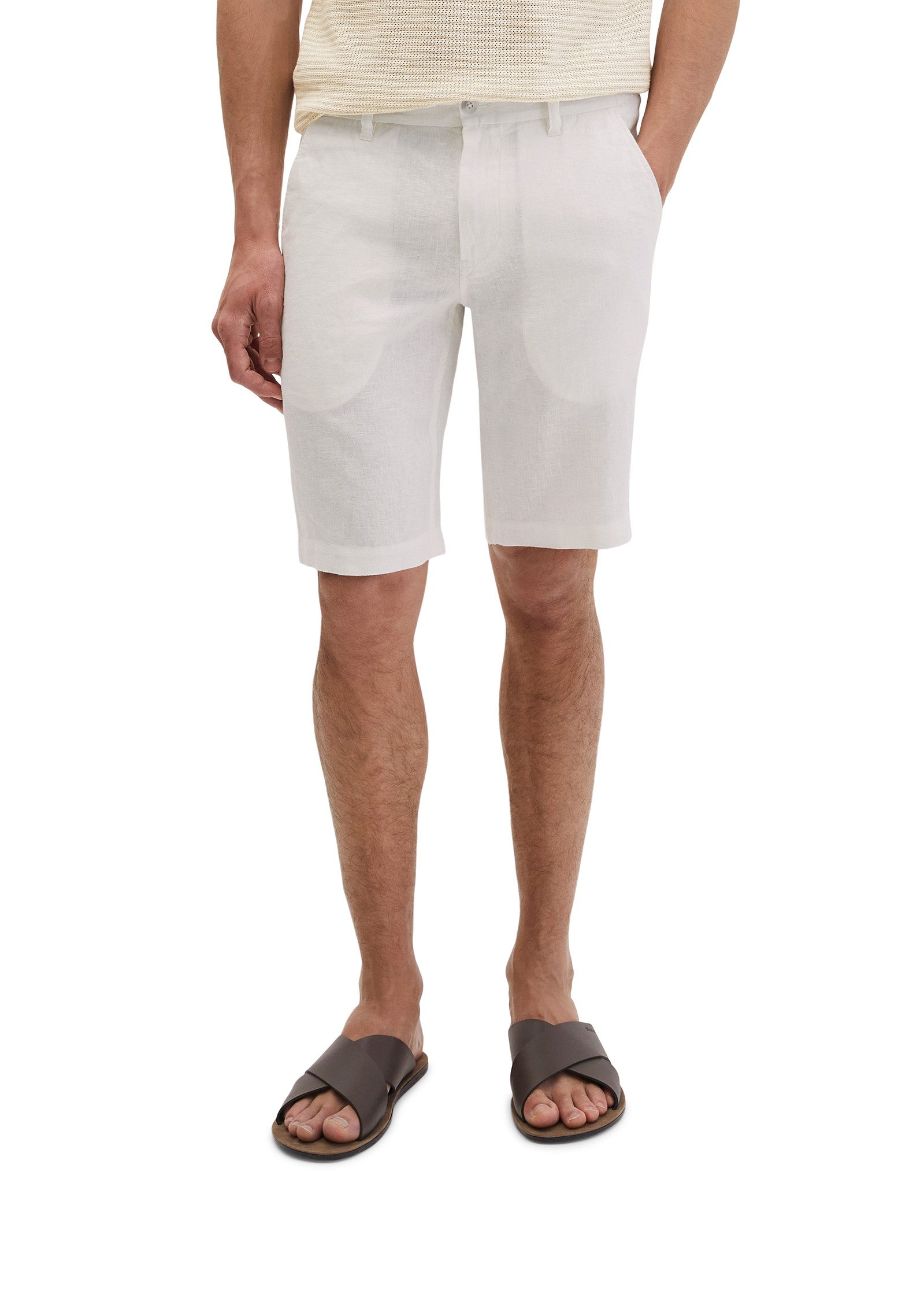 Marc O'Polo Shorts aus europäischem Leinen