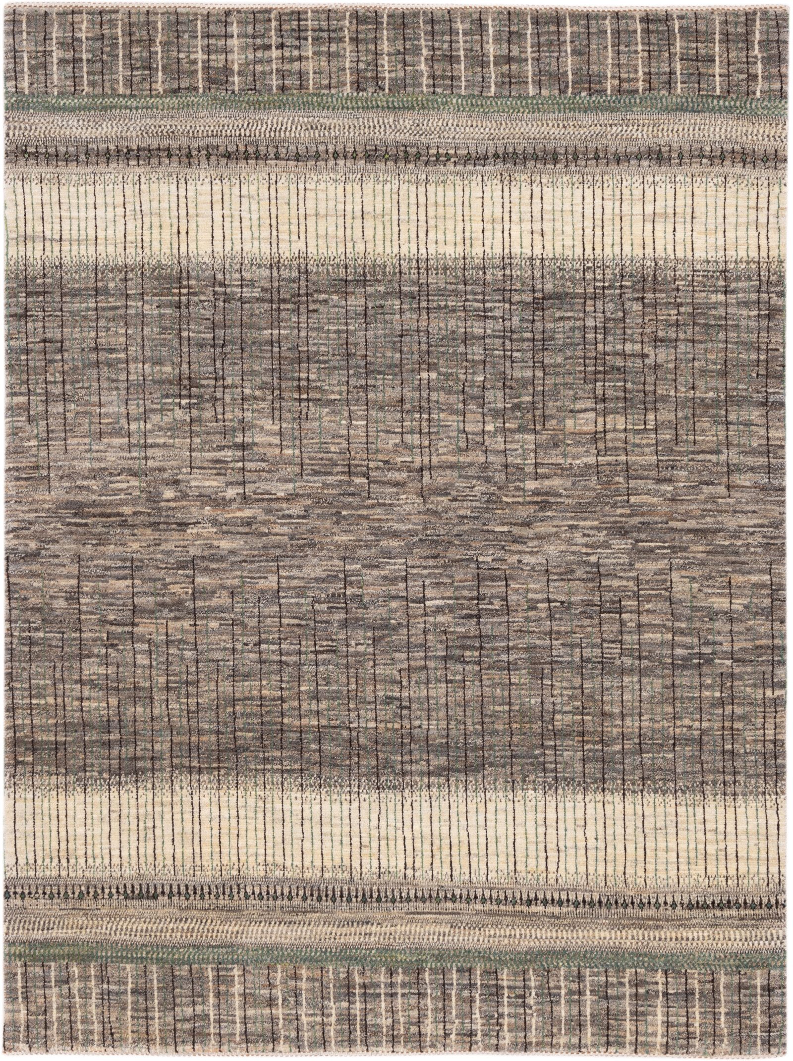 CABBEL Wollteppich Handgeknüpfter Perser Lori Wollteppich Beige Allover 150x200 cm, Rechteckig, Höhe: 20 mm, Handgeknüpftes Unikat aus 100% Wolle – langlebig und natürlich