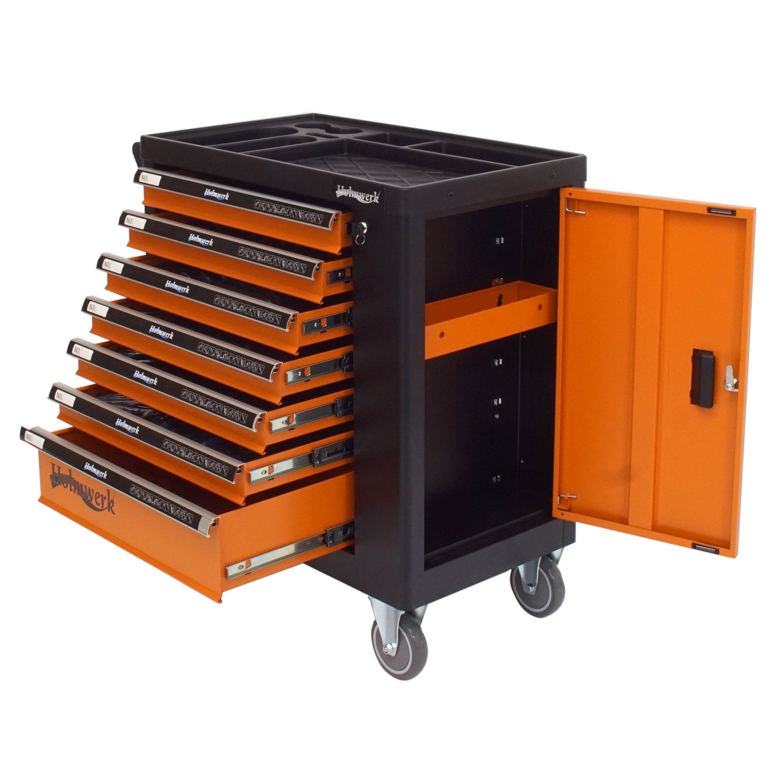 Holmwerk Werkstattwagen Werkstattwagen Profi leer orange günstig online kaufen