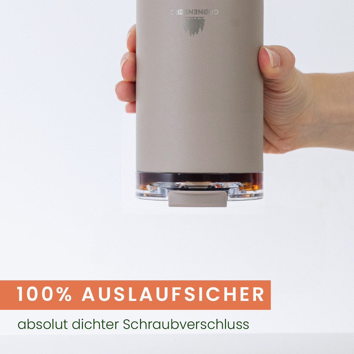GRØNENBERG Thermobecher Kaffeebecher to go 320ml, 100% Auslaufsicher, Hält mind. 4 h warm, Rutschfest