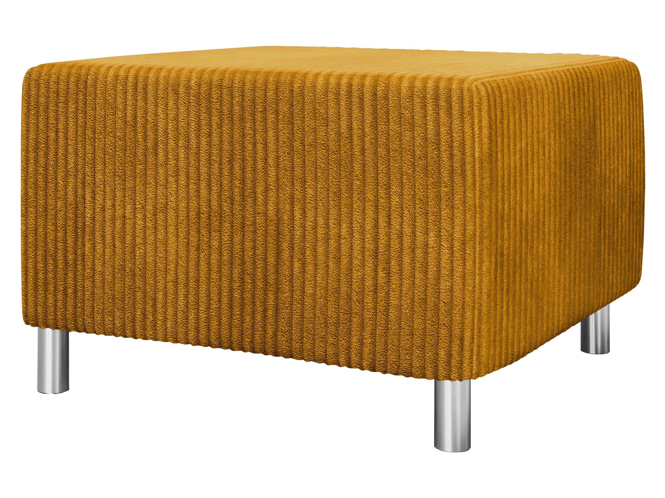 MIRJAN24 Polsterhocker Dover Cord, 65x56x42 cm