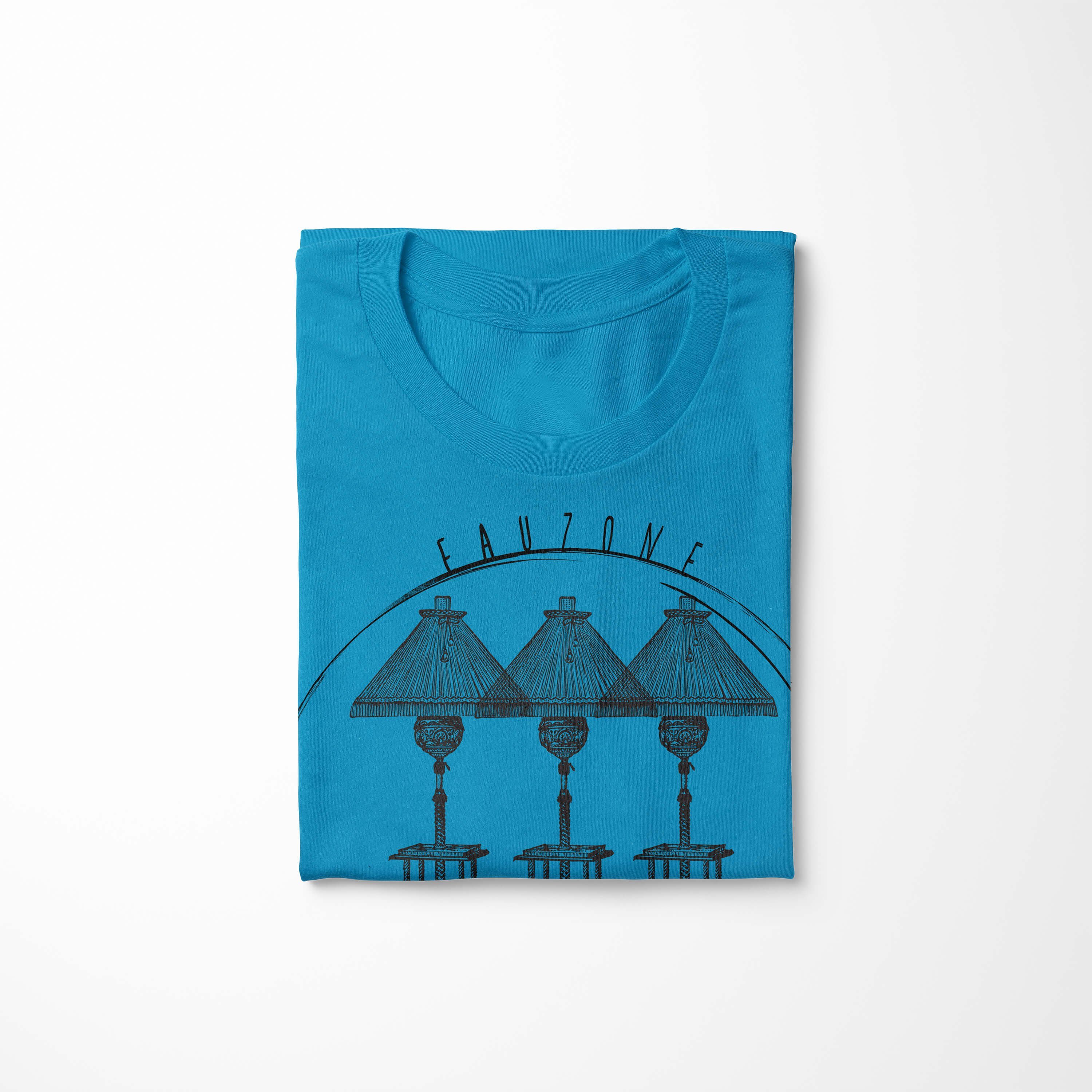 Art Vintage T-Shirt Sinus T-Shirt Atoll Herren Stehlampen