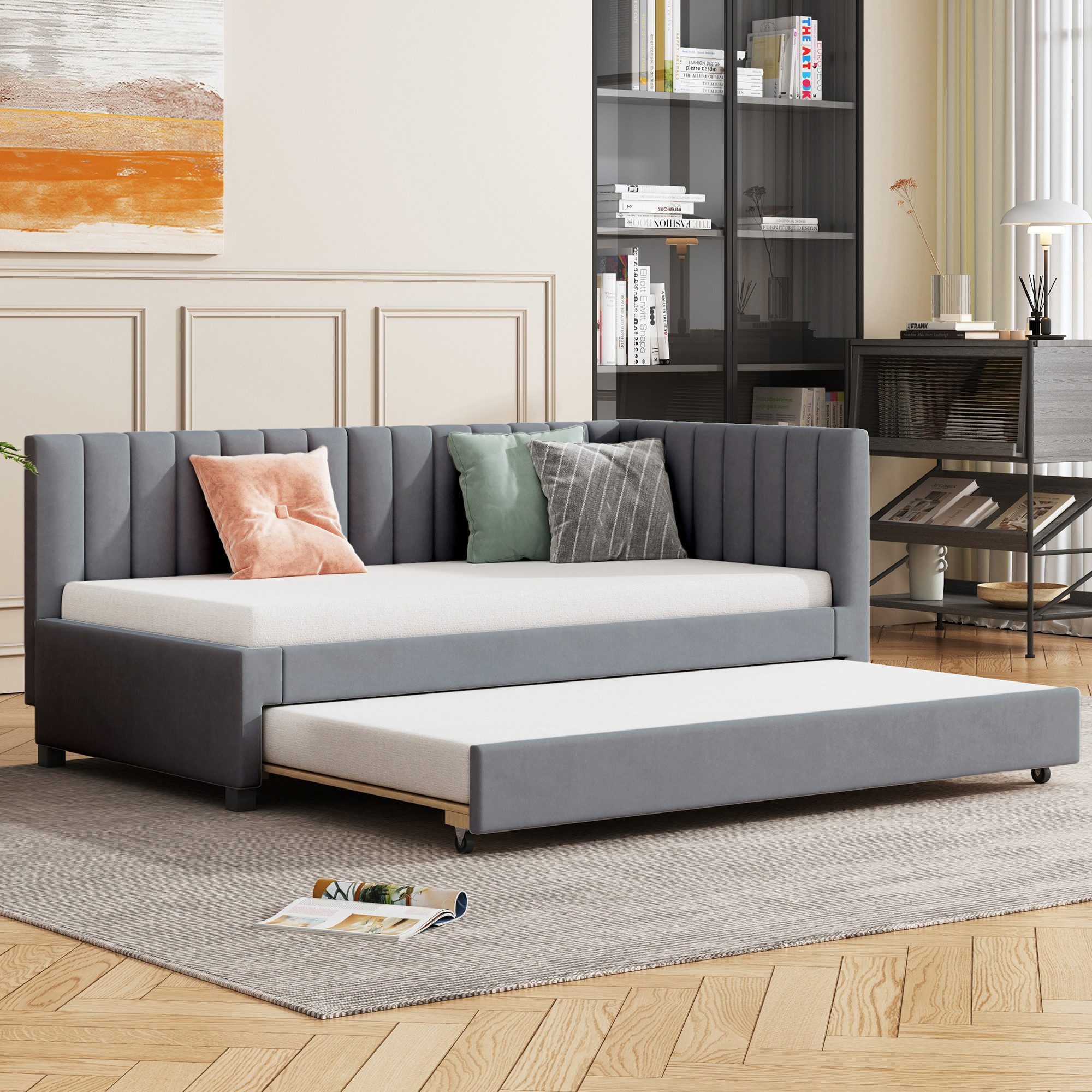 HAUSS SPOLE Schlafsofa 90x200cm mit ausziehbares günstig online kaufen