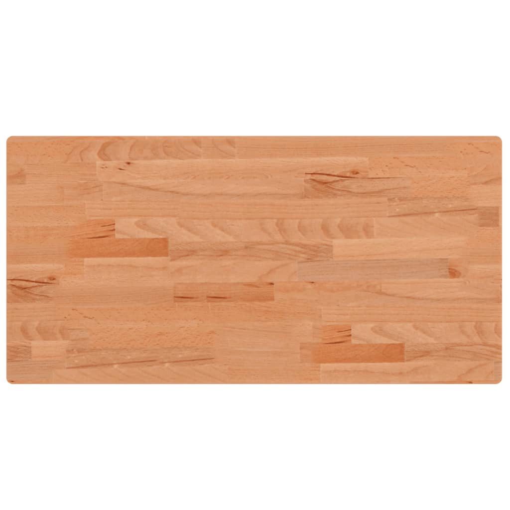 vidaXL Tischplatte Tischplatte 80x40x2,5 cm Rechteckig Massivholz Buche (1 St)