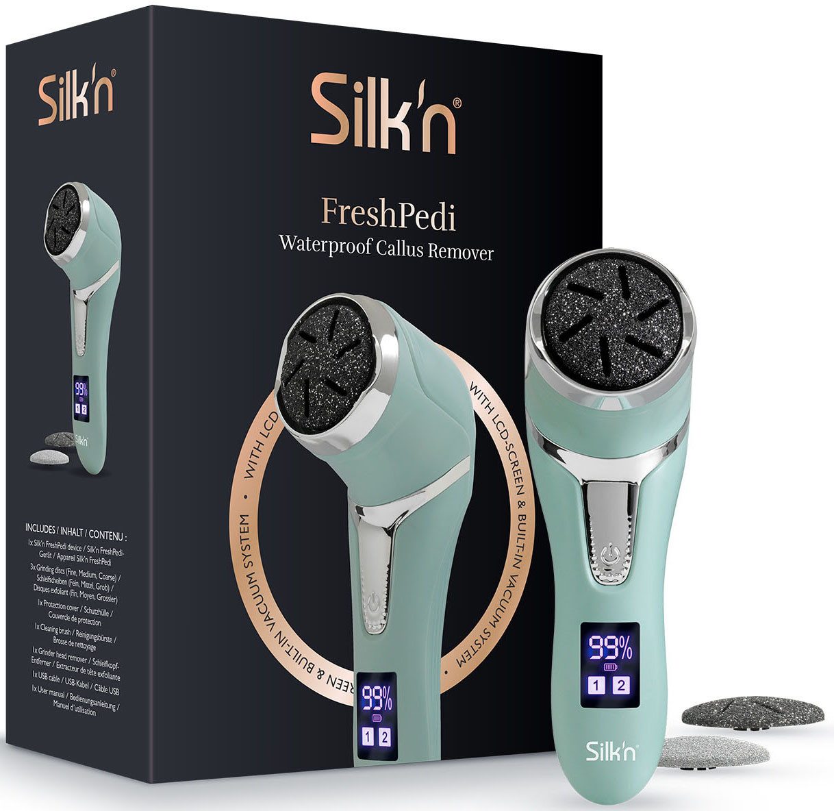 Silk'n Elektrischer Hornhautentferner Fresh Pedi